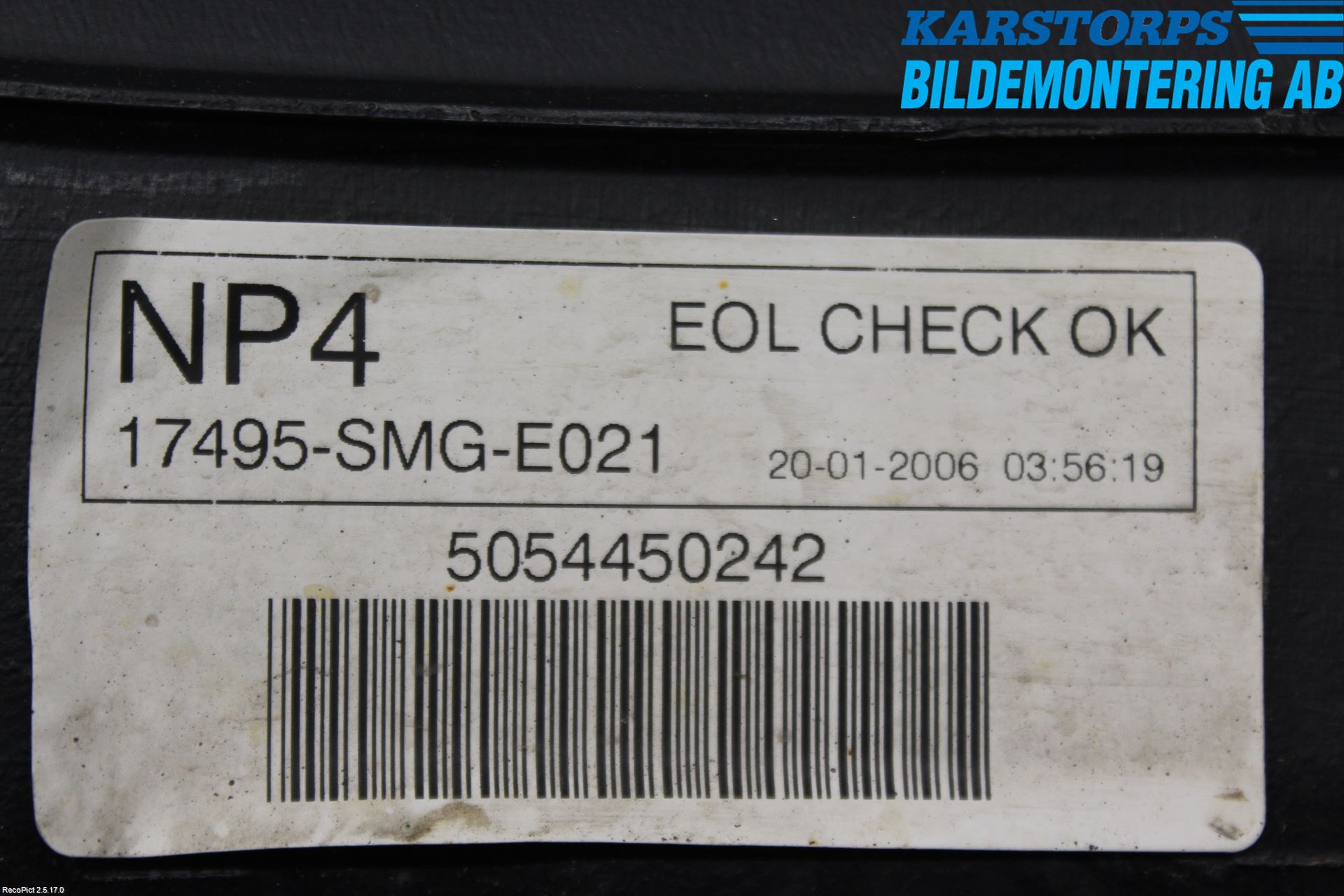 Honda CIVIC 06-11 Bränsletank Insprutning