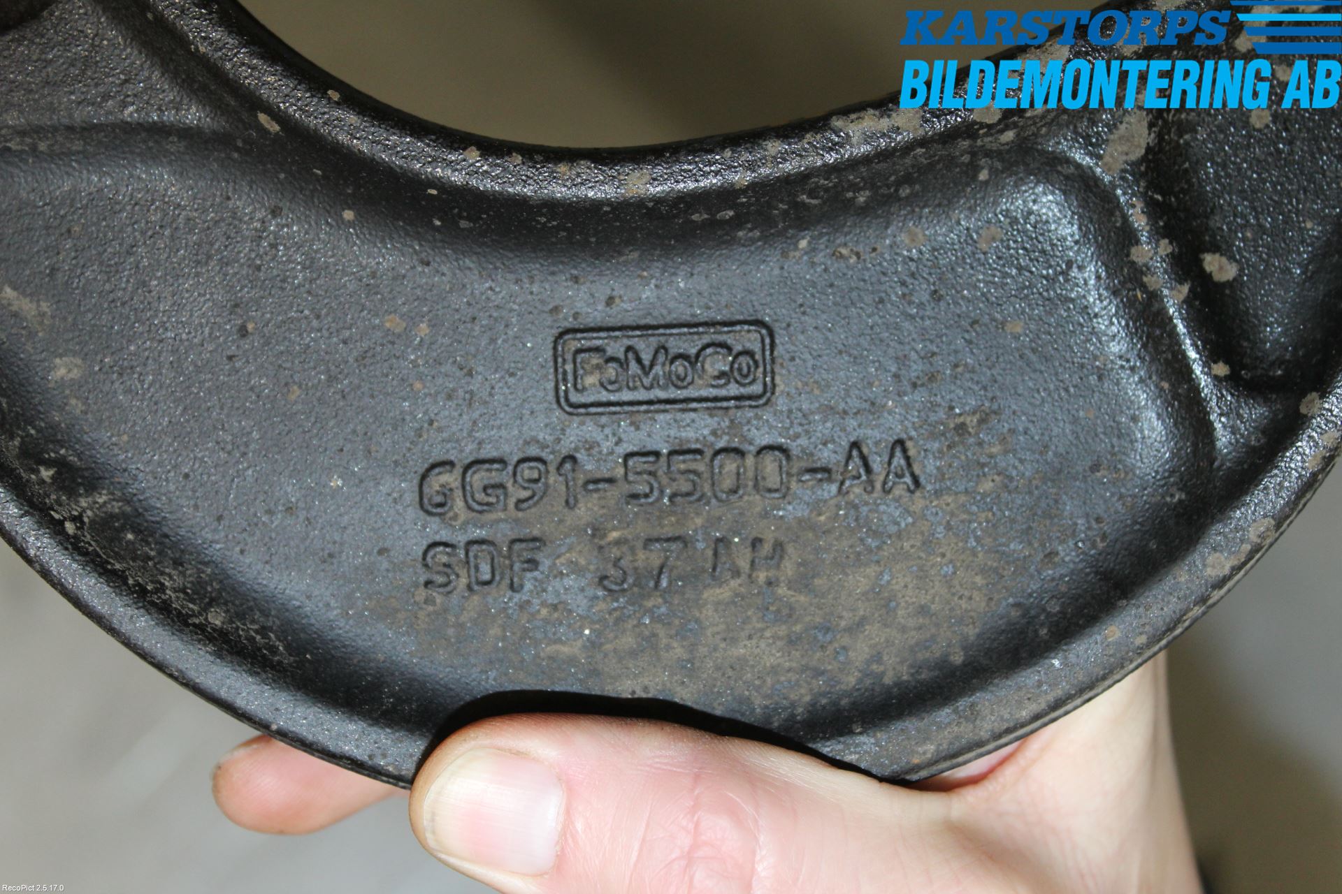 Volvo V70 14-16 Bärarm Bak Övre Höger