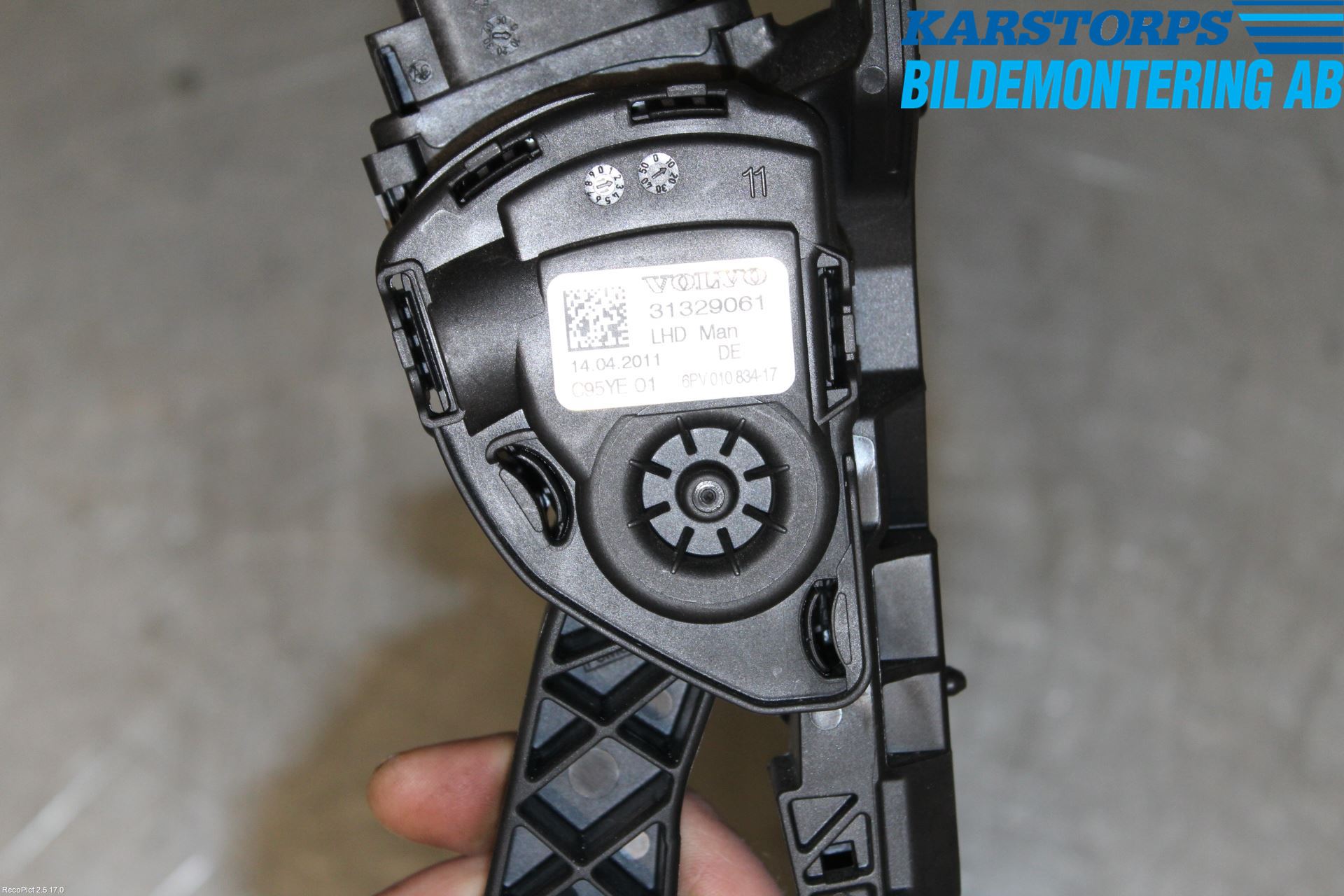 Volvo S60 11-13 Gaspedal