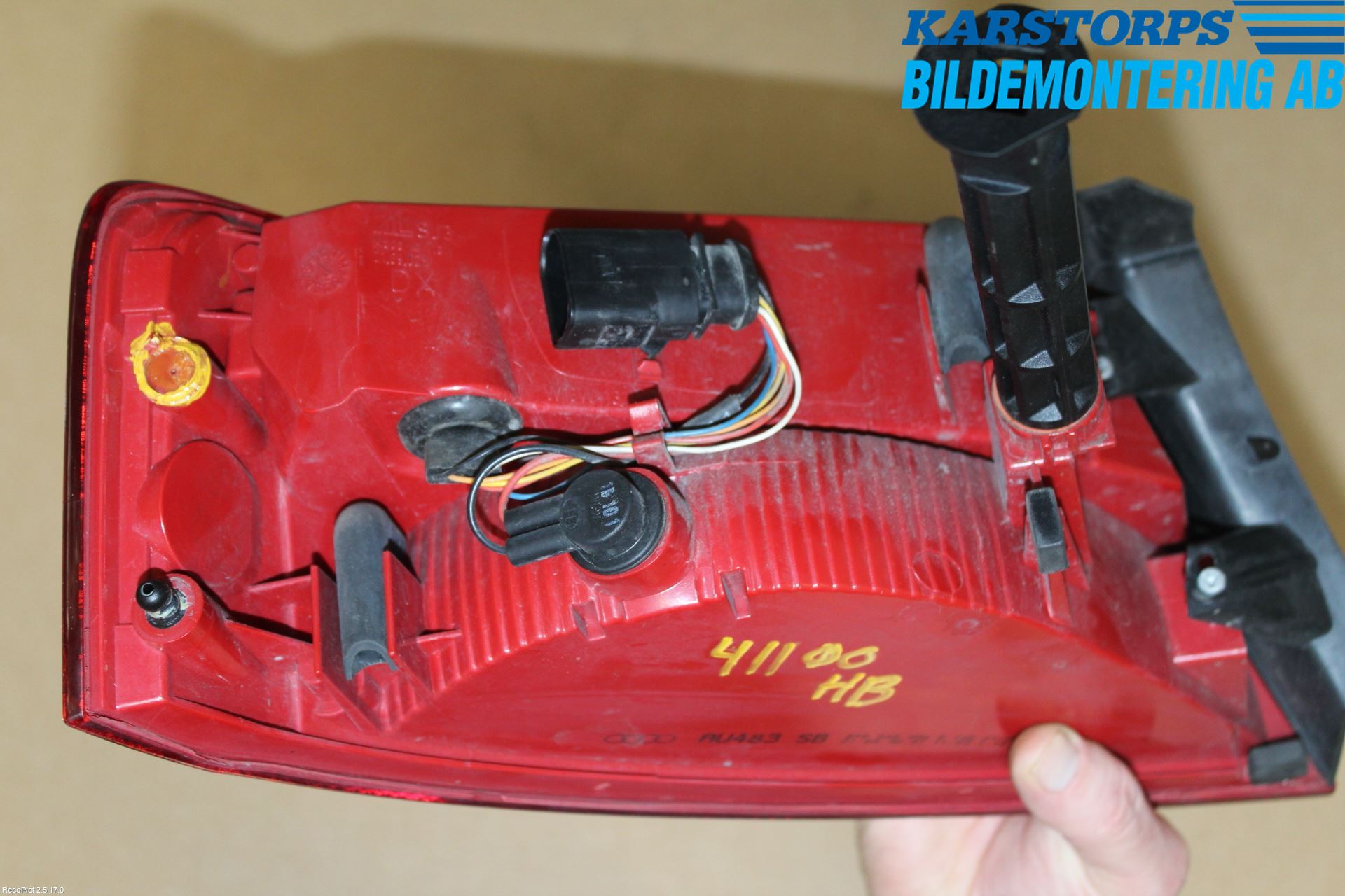 Audi A5 07-16 Bakljus Höger