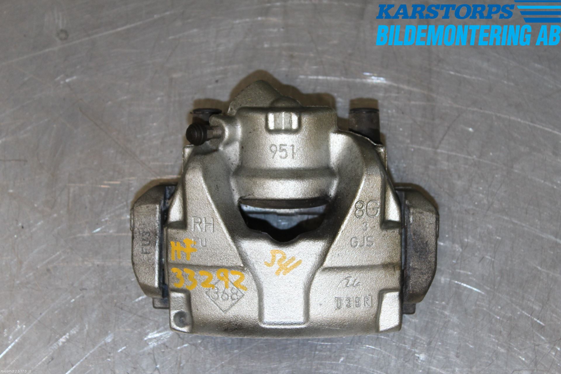 Renault MEGANE III 09-15 Bromsok Fram Höger