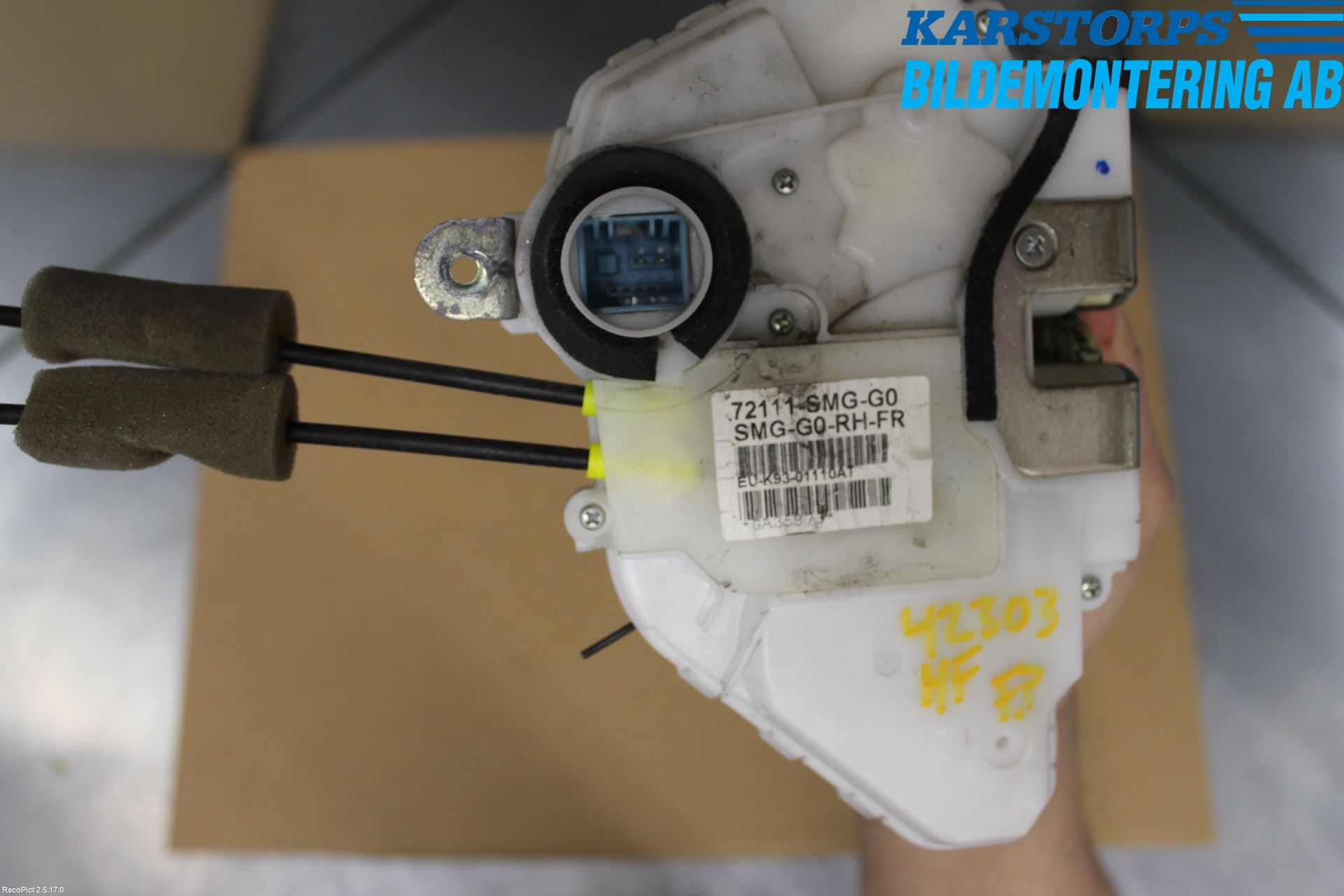 Honda CIVIC 06-11 Låskista-Dörrlås