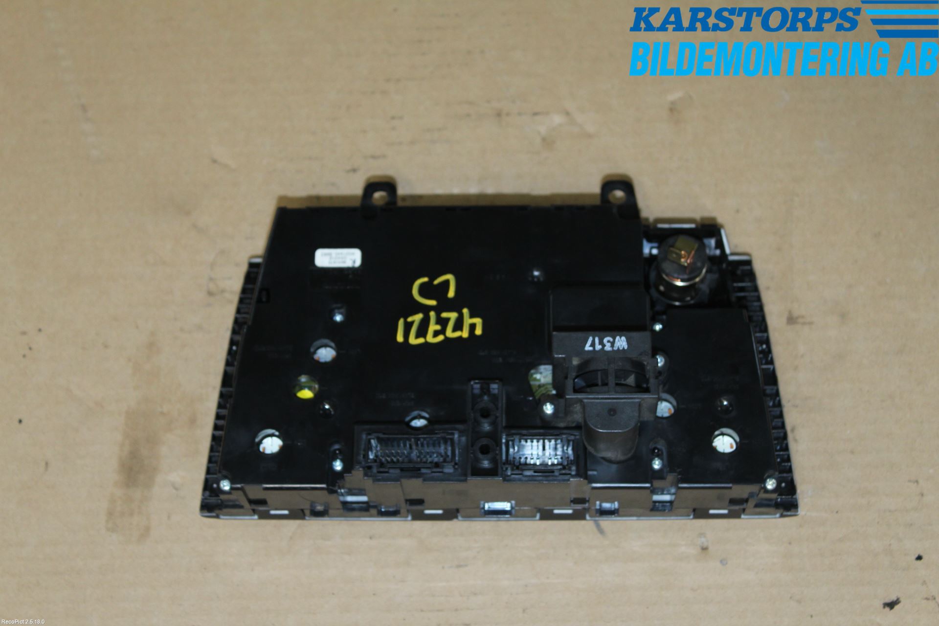 Volvo S80 04-06 Värmereglage