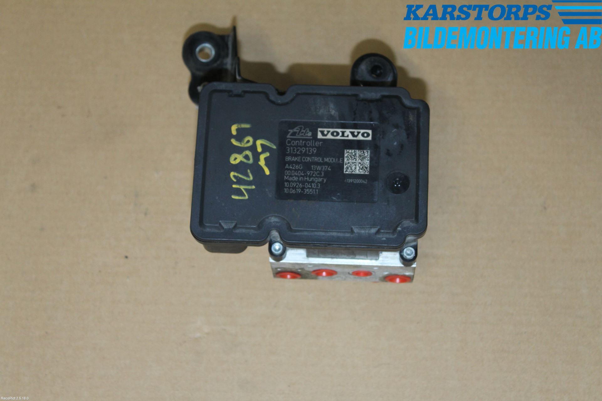 Volvo V70 14-16 Abs Hydraulaggregat