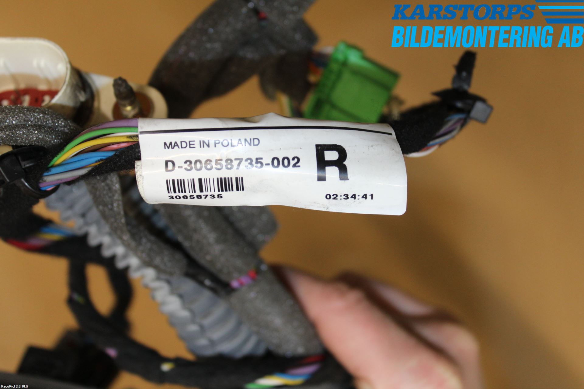 Volvo S80 04-06 Kabelhärva