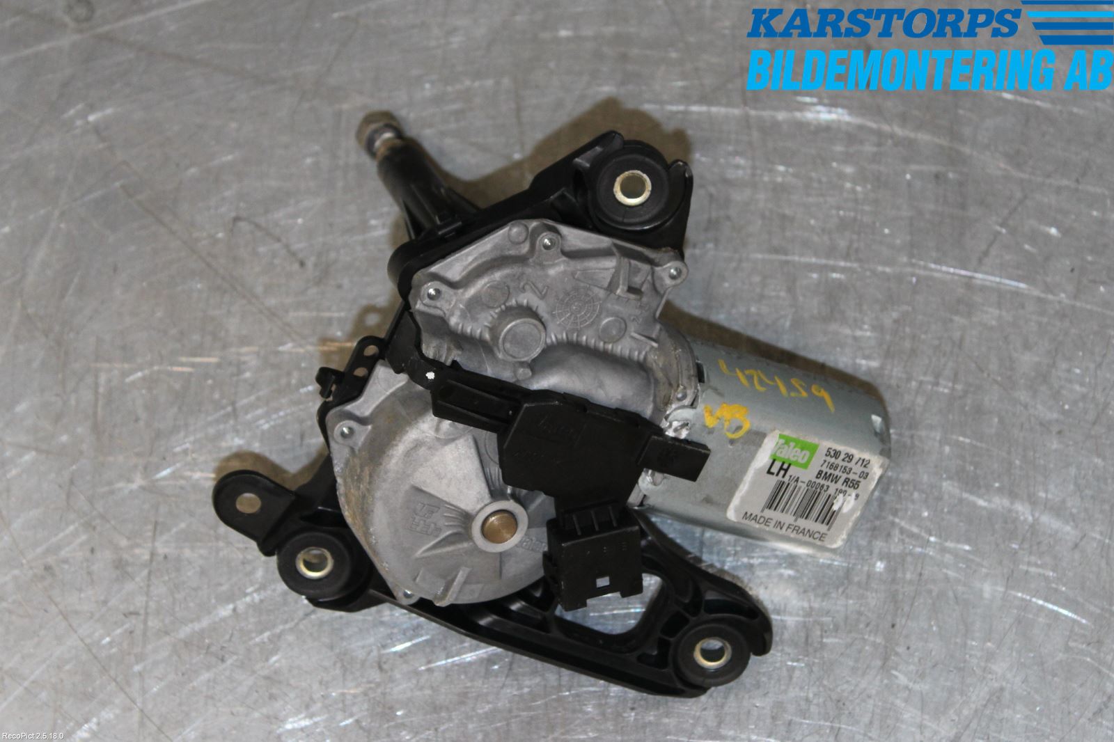 Mini CLUBMAN R55 06-14 Torkarmotor Baklucka