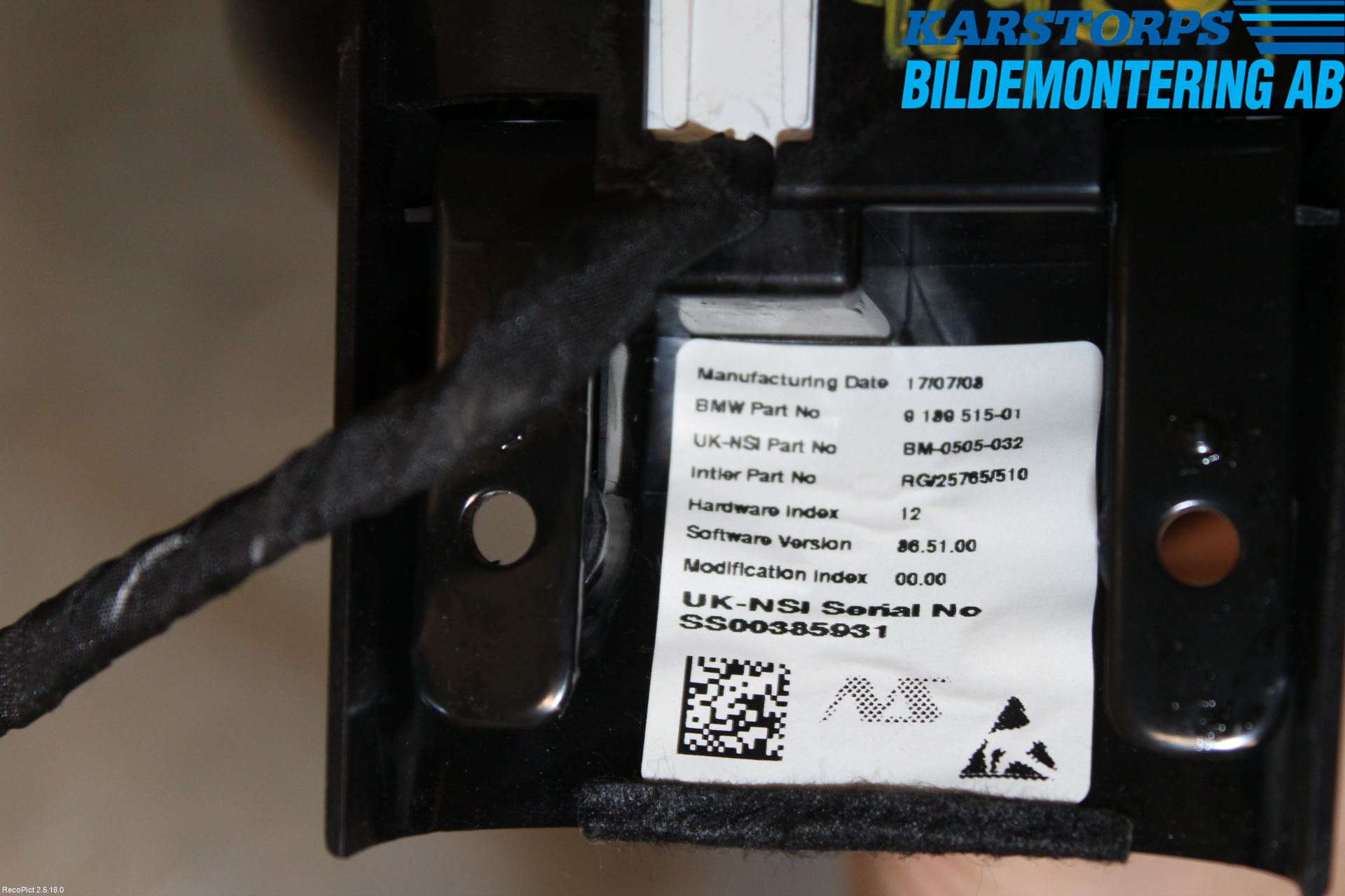 Mini CLUBMAN R55 06-14 Instrument Varvr