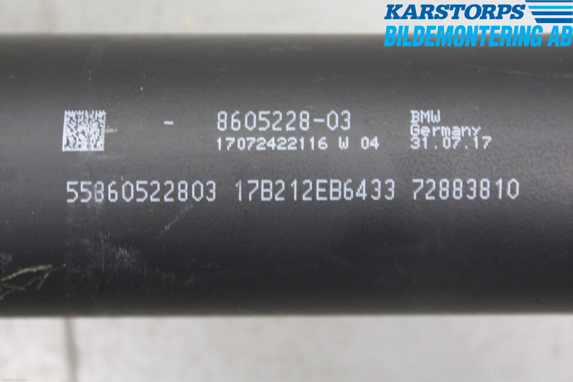 BMW 3 F30/F31/F80 12-19 Mellanaxel Komp