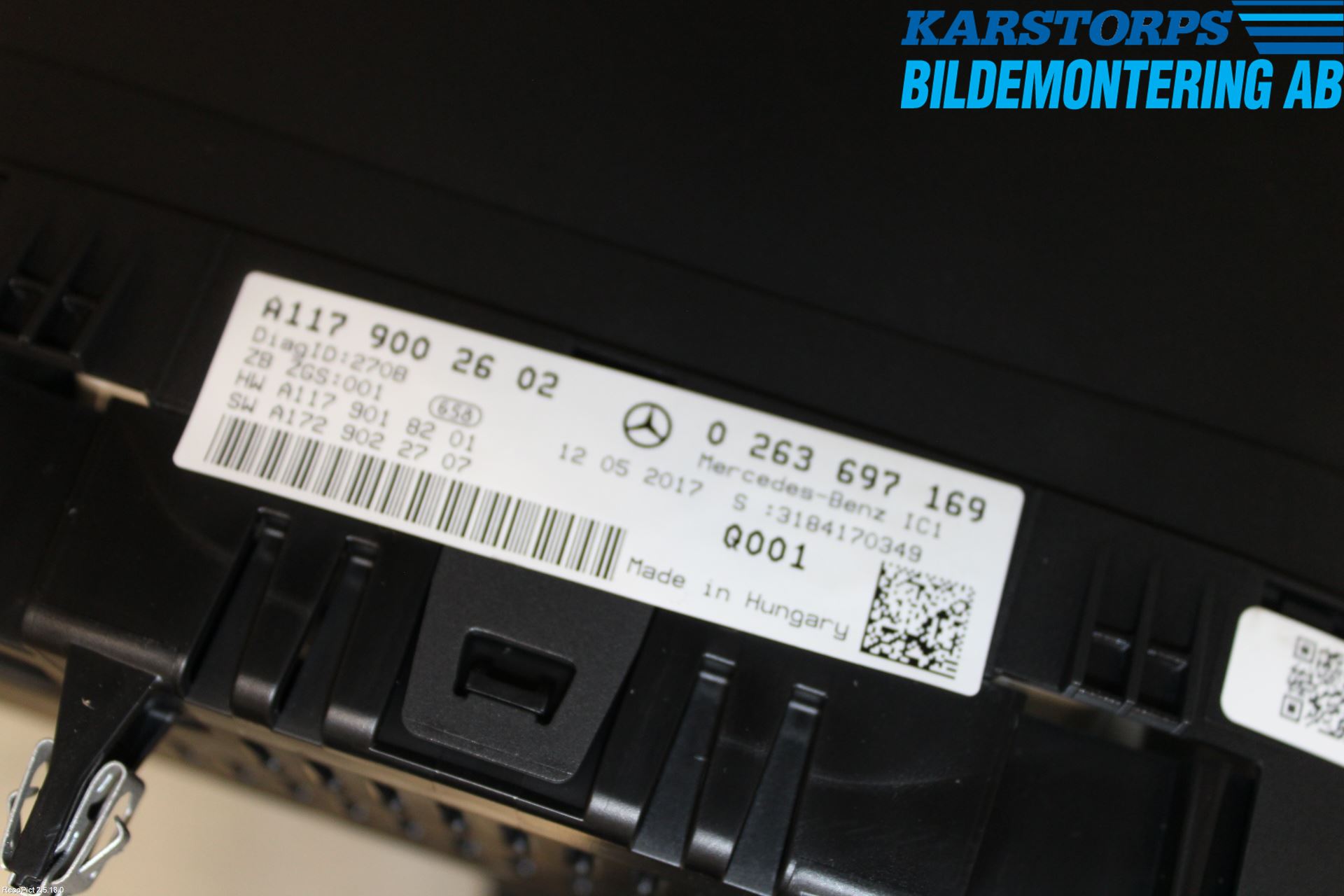 Mercedes-Benz MB CLA-KLASS (C117/X117) 13-19 Instrument Komb