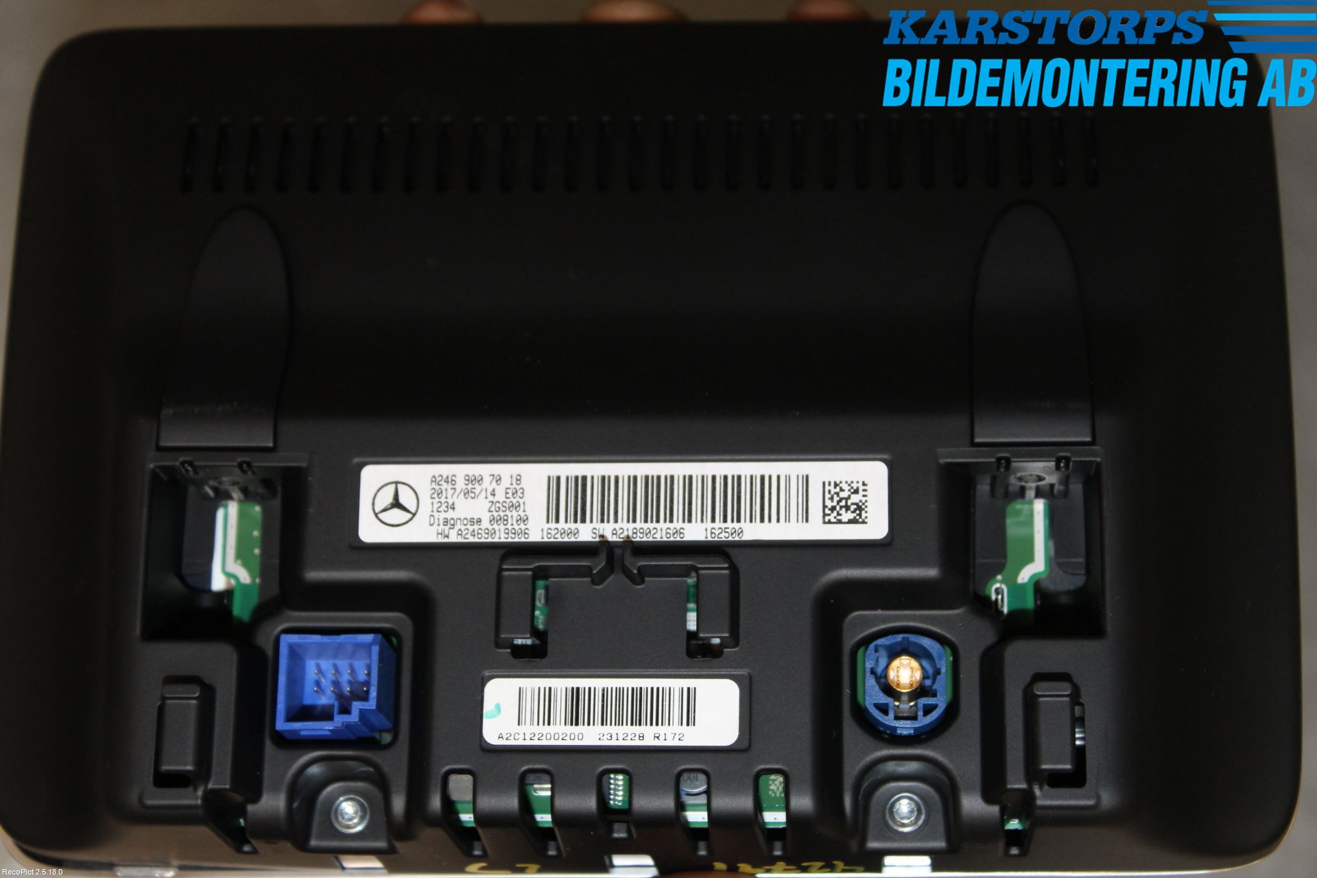 Mercedes-Benz MB CLA-KLASS (C117/X117) 13-19 Multifunktionsdisplay