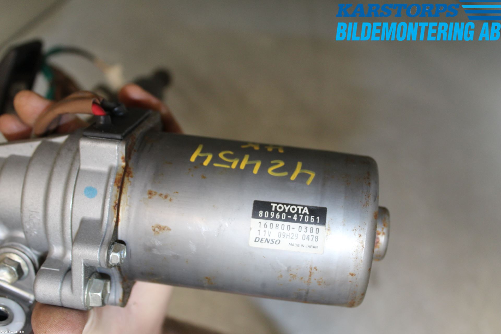 Toyota PRIUS NWH20 04-08 Rattaxelagg Med Inb Servo