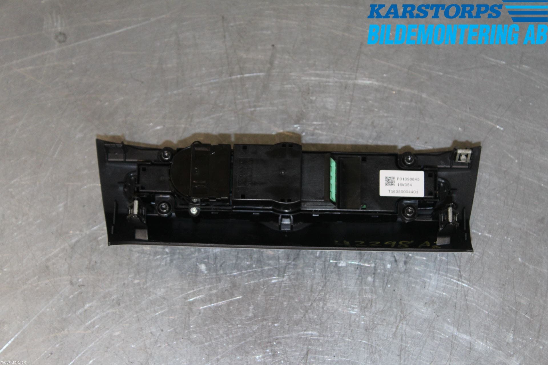 Volvo S90 17->> Värmereglage