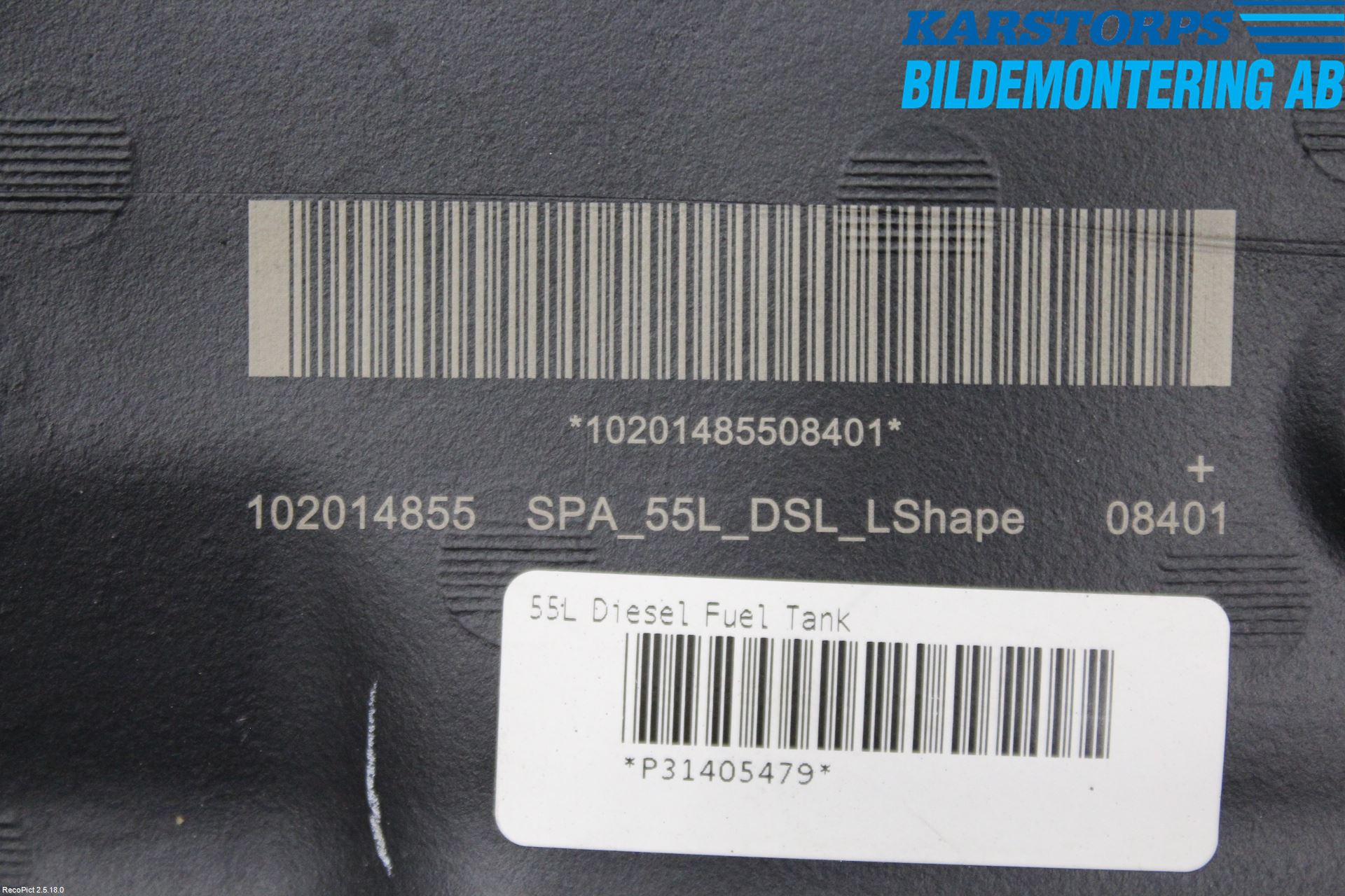 Volvo S90 17->> Bränsletank Diesel