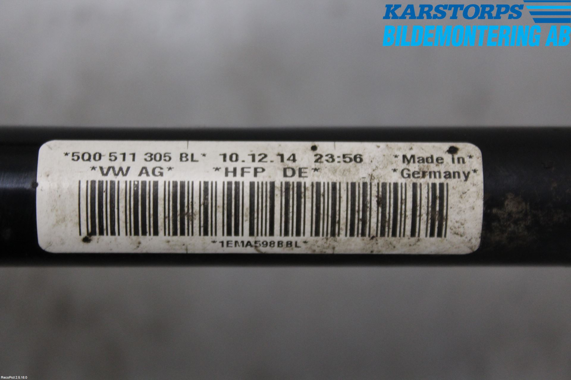 Volkswagen VW GOLF / E-GOLF VII 13-20 Krängningshämmare Bak