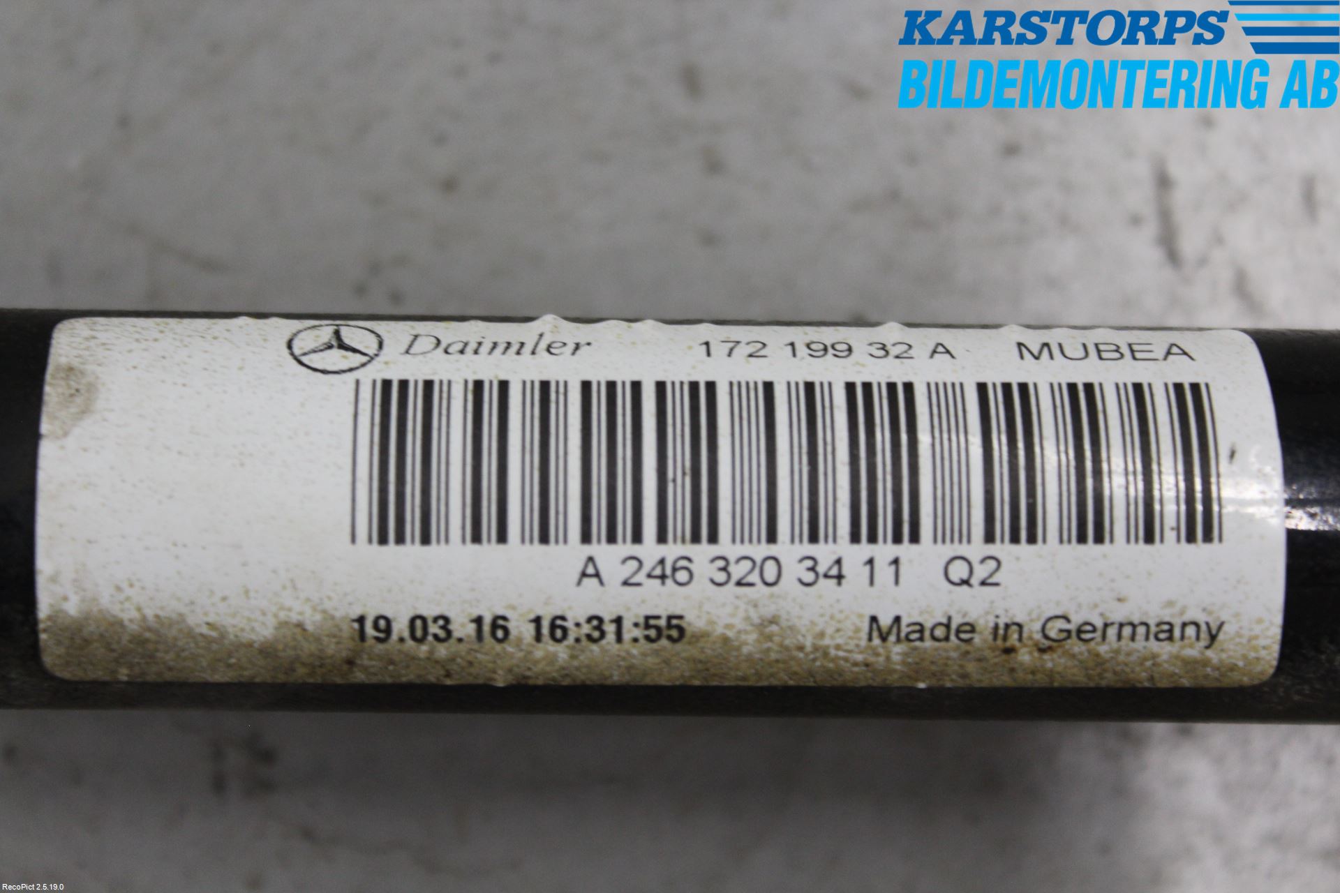 Mercedes-Benz MB CLA-KLASS (C117/X117) 13-19 Krängningshämmare Fram