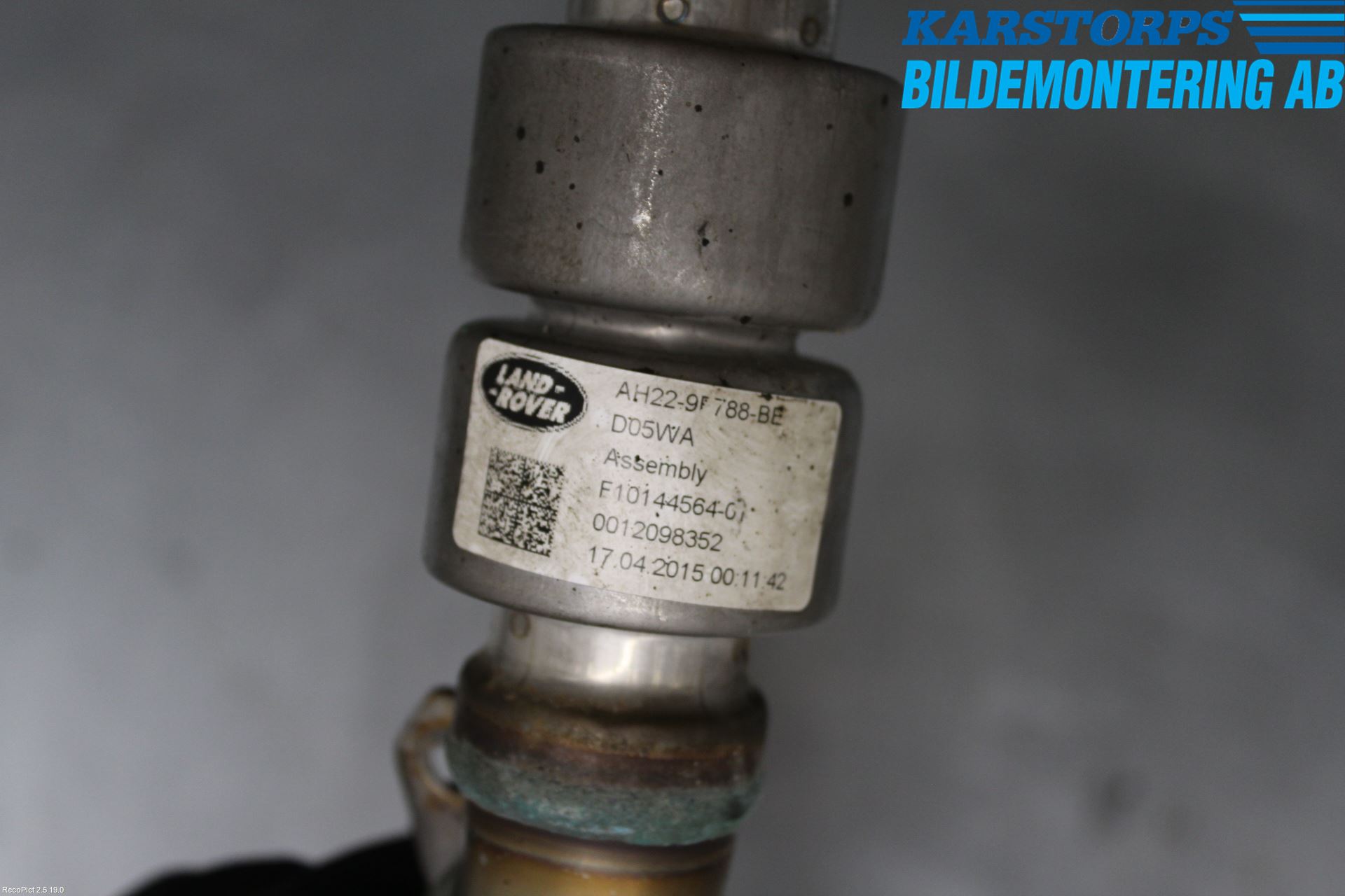 Landrover LAND ROVER DISCOVERY 4 10-16 Laddluft-Intercoolerrör