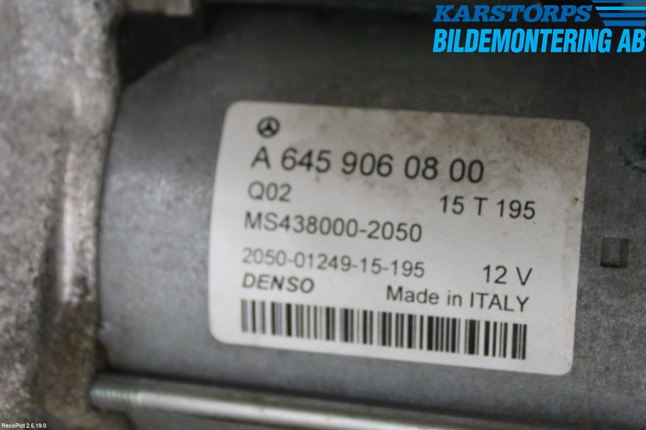 Mercedes-Benz MB B-KLASS (W246/W242) 12-19 Startmotor Diesel