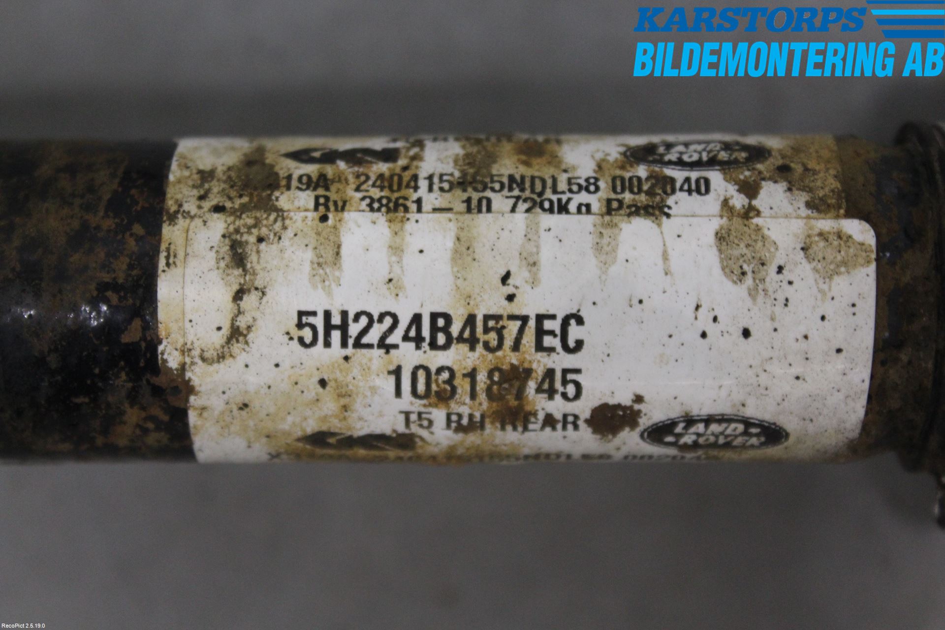 Landrover LAND ROVER DISCOVERY 4 10-16 Drivaxel Bak Höger
