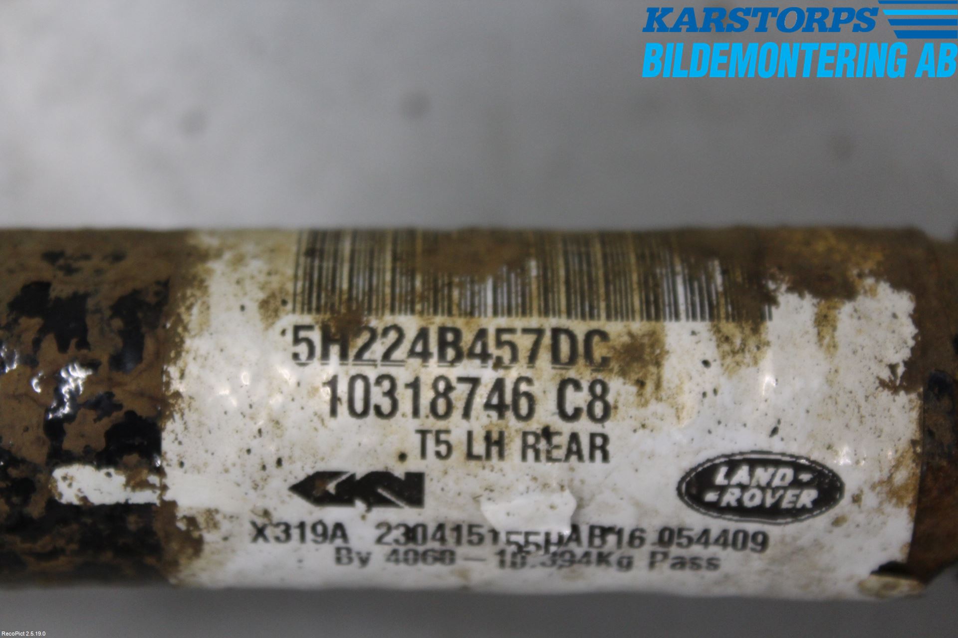 Landrover LAND ROVER DISCOVERY 4 10-16 Drivaxel Bak Vänster