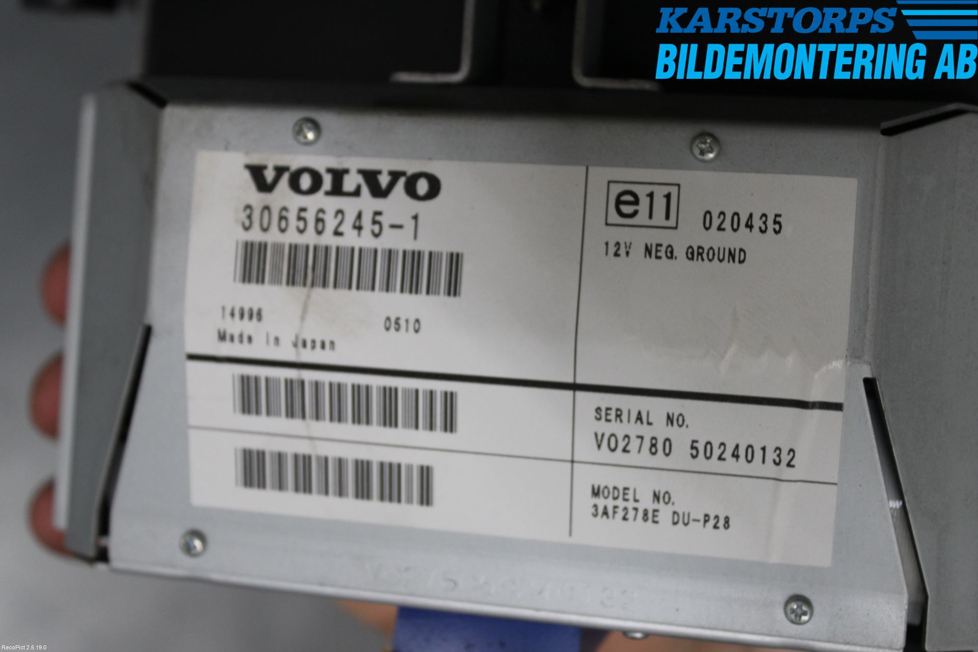 Volvo XC90 03-06 Gps Navigator