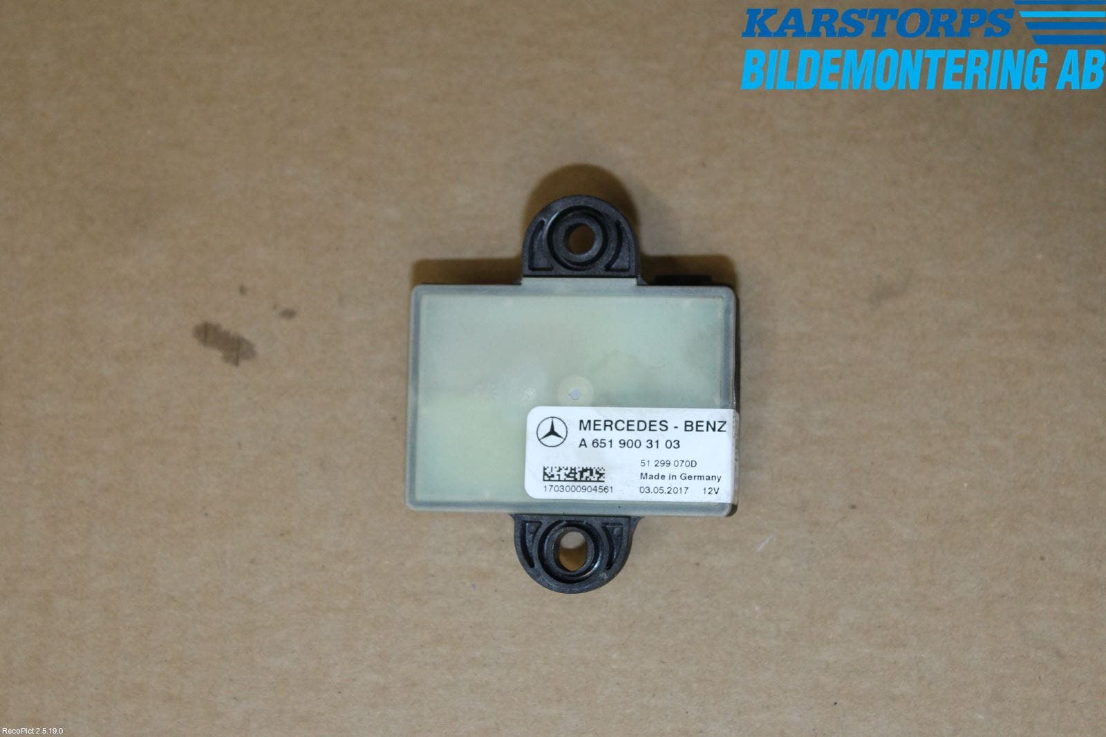 Mercedes-Benz MB CLA-KLASS (C117/X117) 13-19 Relä Glödning Diesel