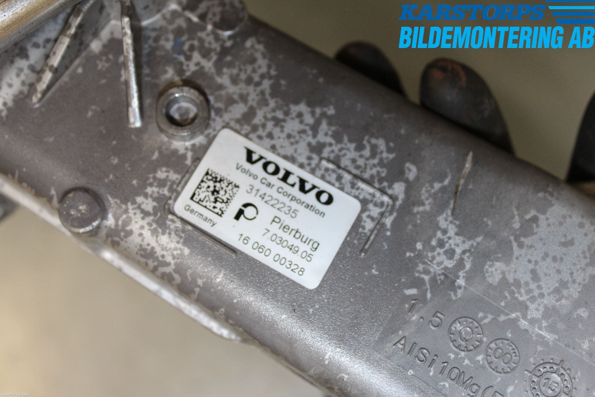 Volvo V60 14-18 Avgaskylare