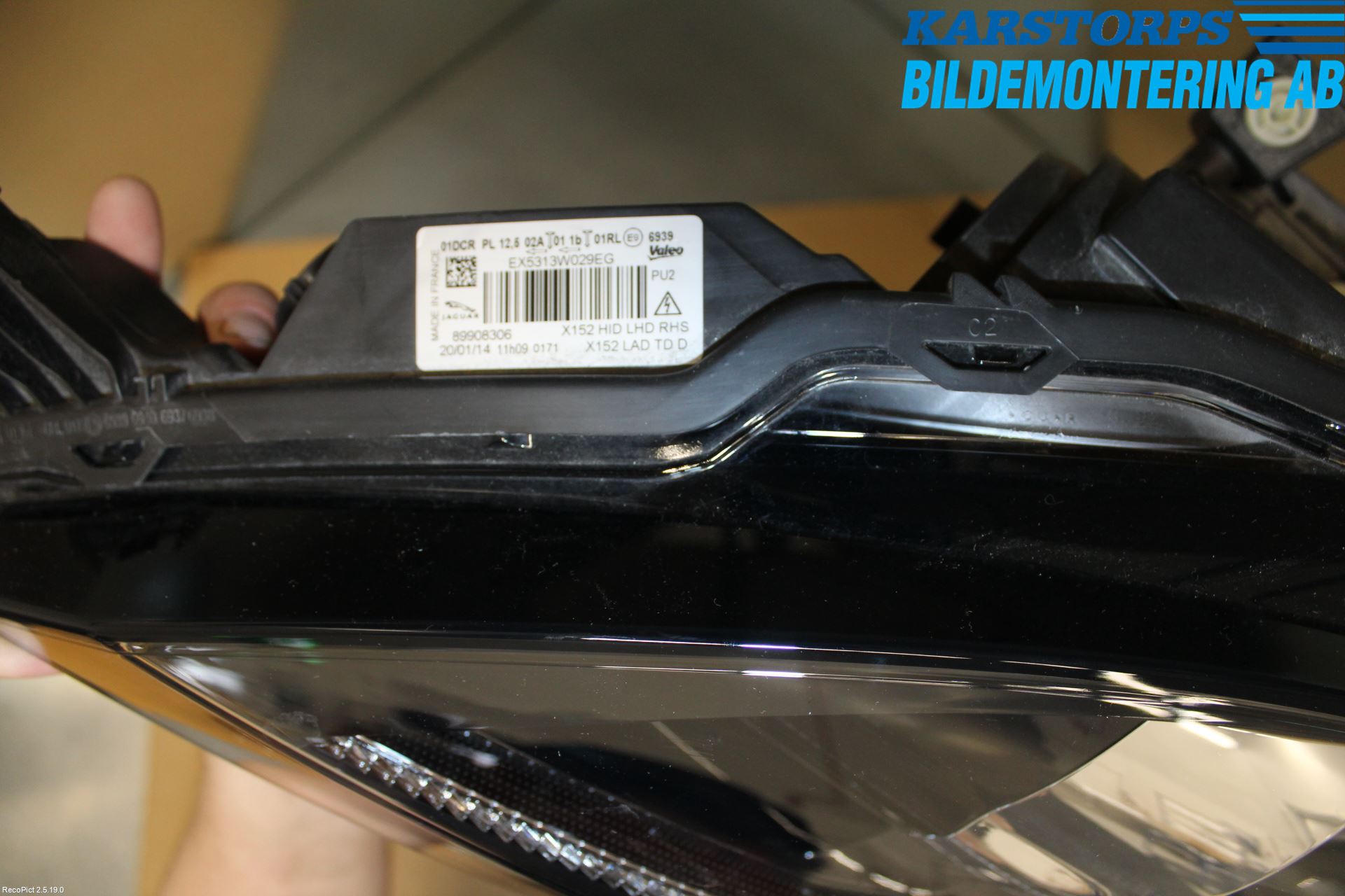 Jaguar F-TYPE Strålkastare Höger