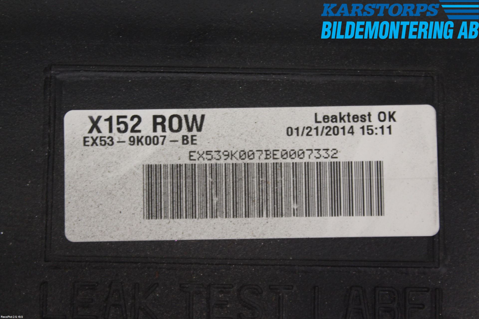 Jaguar F-TYPE Bränsletank Insprutning