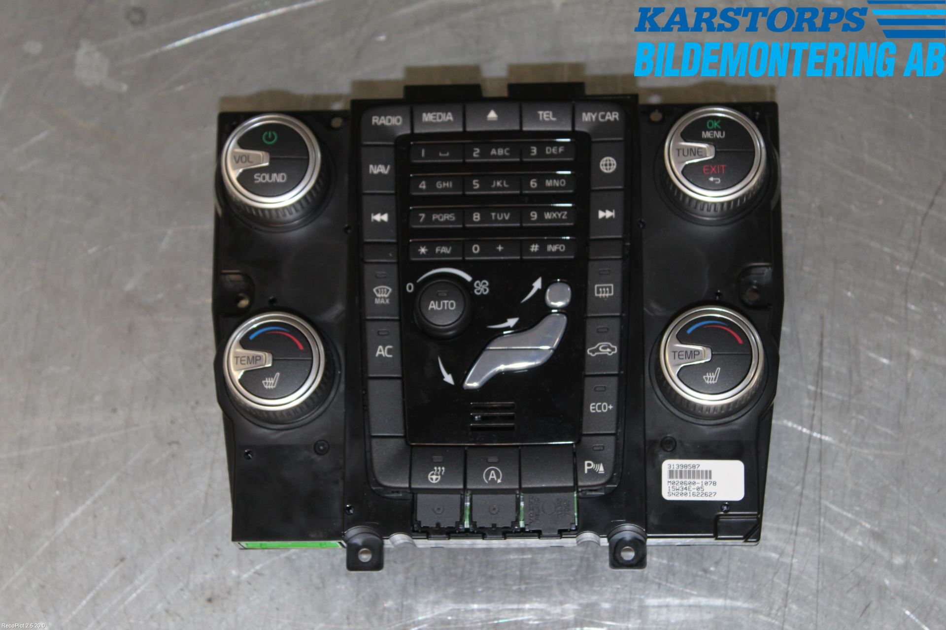 Volvo V60 14-18 Strömställare Ljus