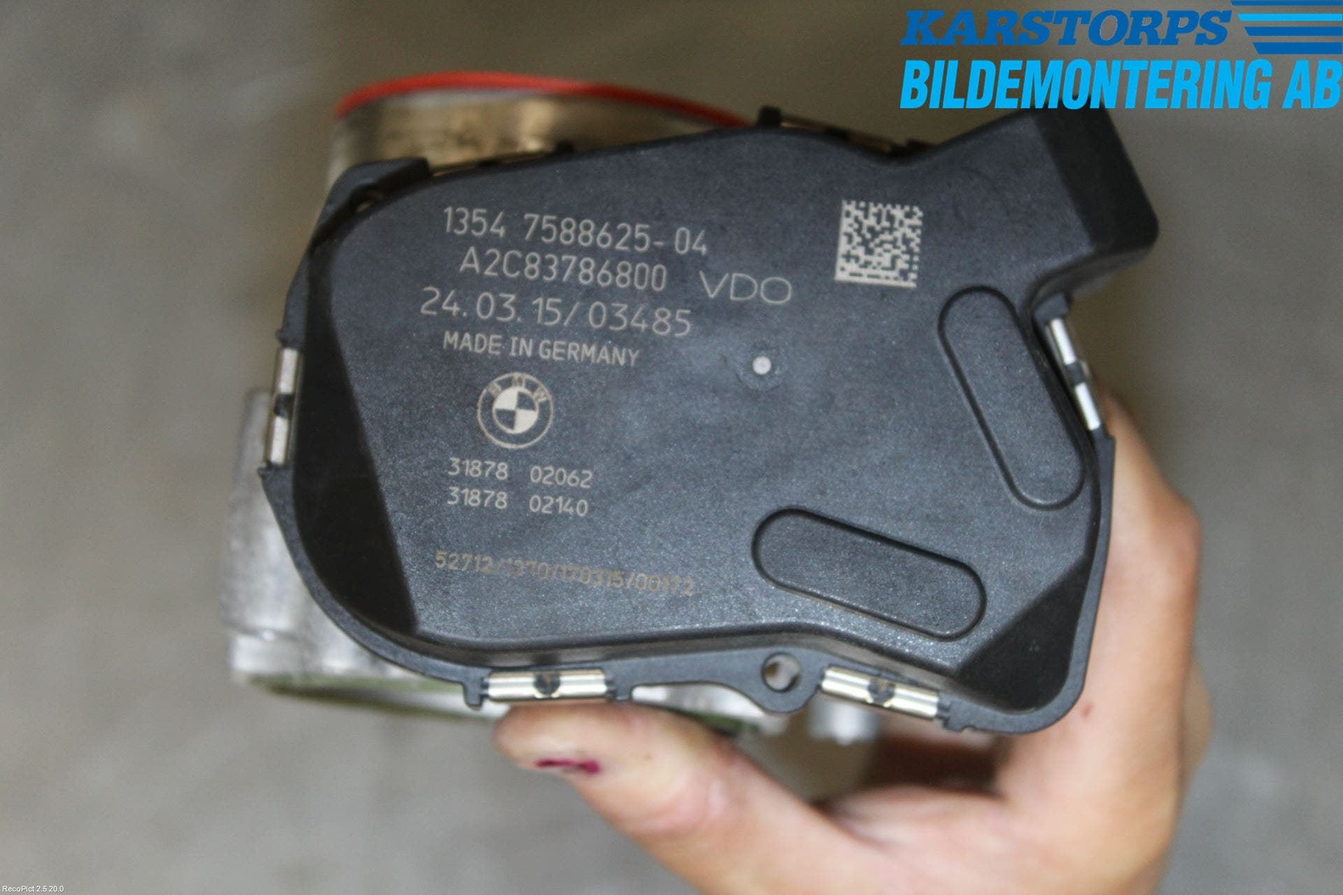 BMW 4 F36 Gran Coupé 14-20 Injspjällhus