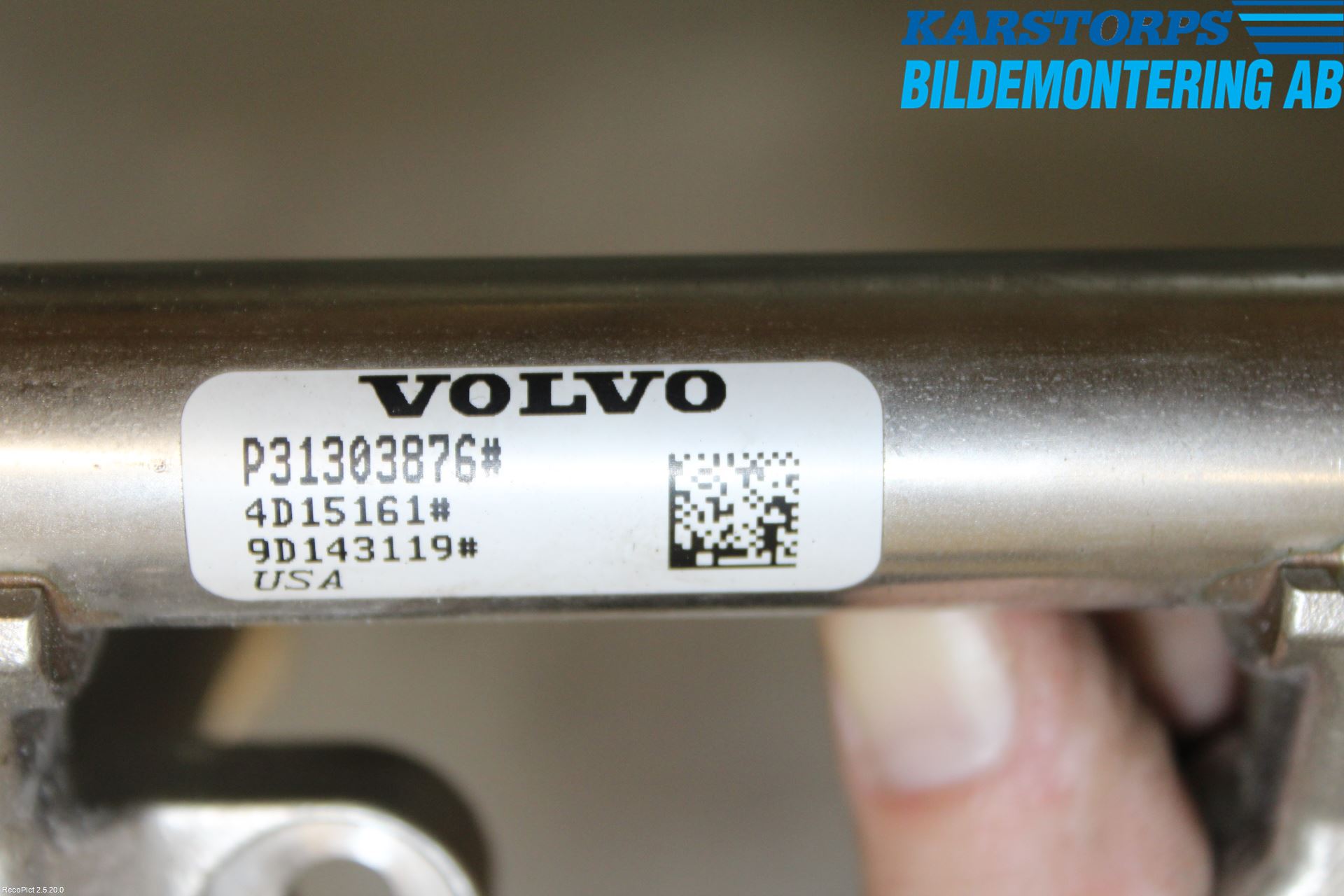 Volvo V60 14-18 Injspridarrör