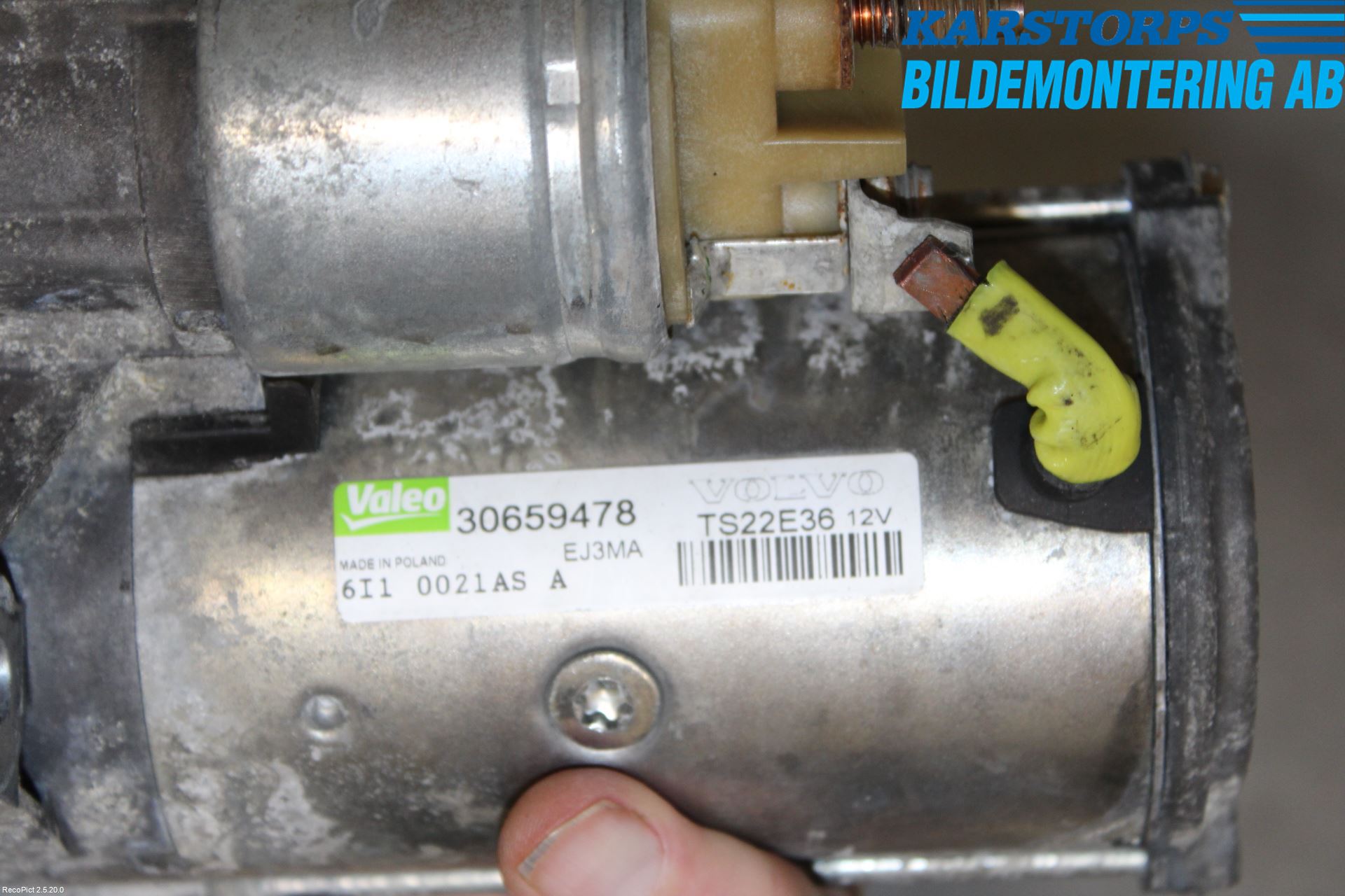 Volvo V60 11-13 Startmotor Diesel