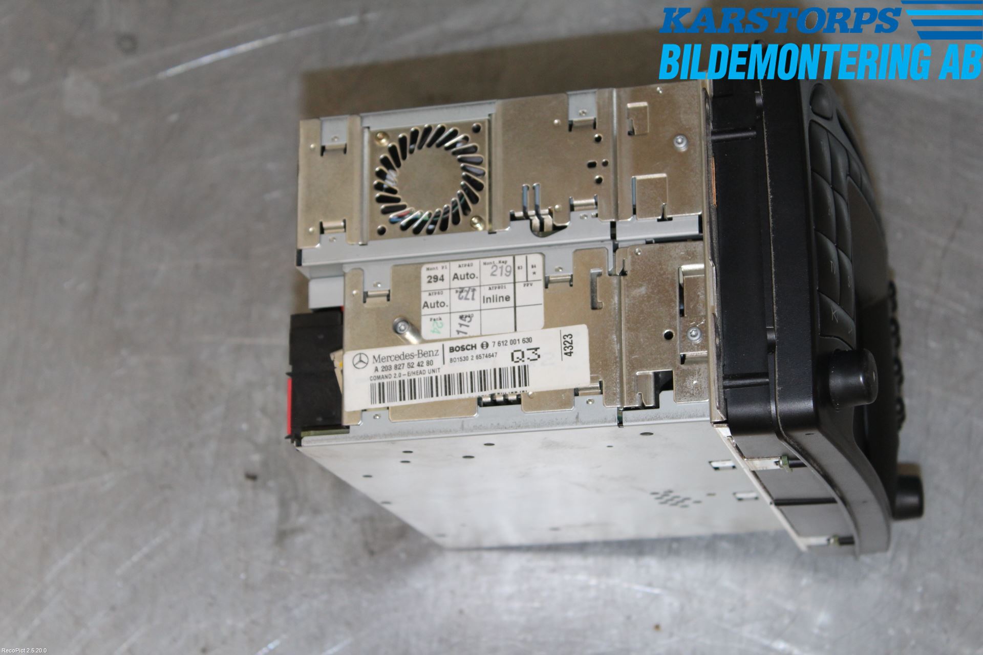 Mercedes-Benz MB C (203) 00-07 Gps Navigator