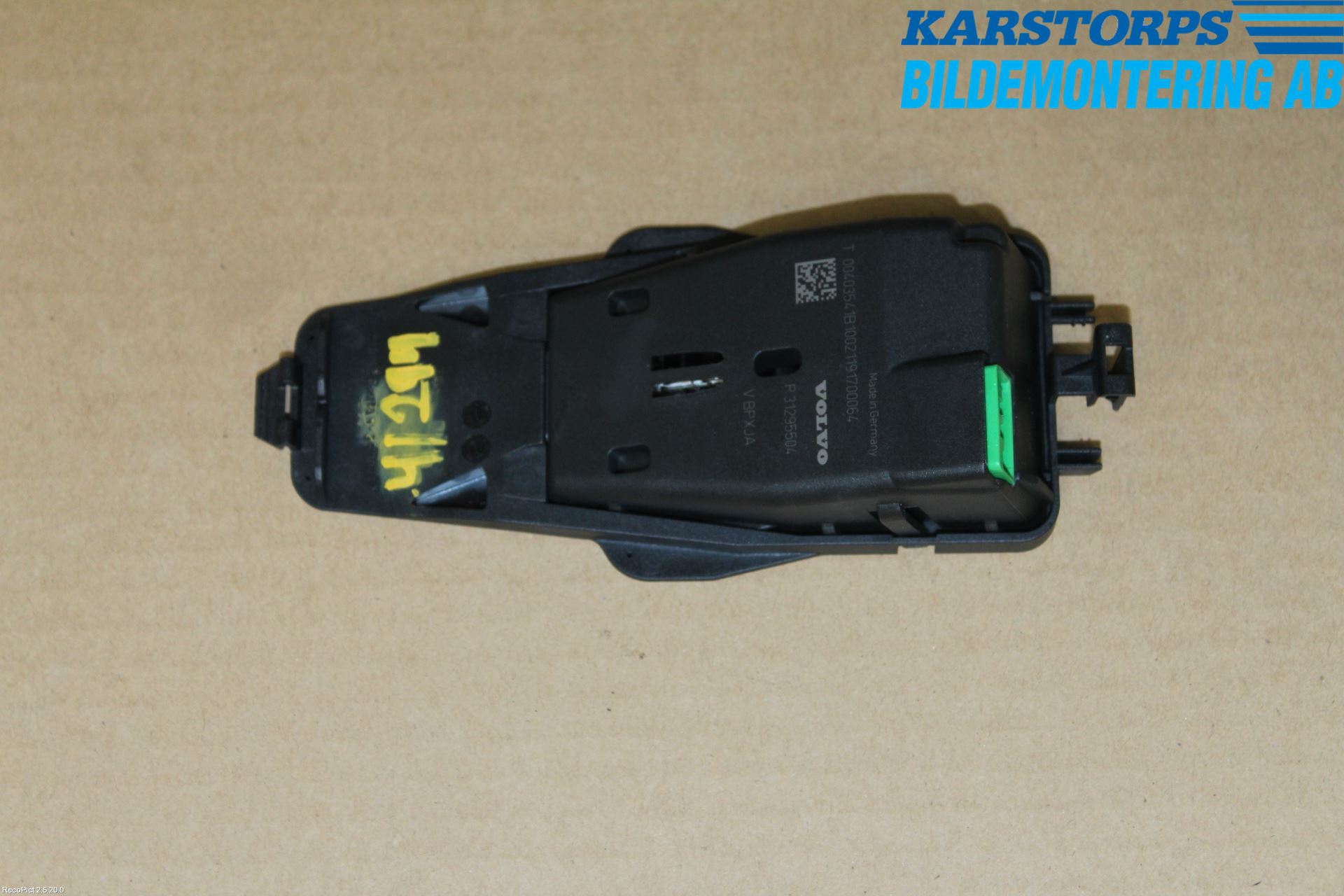 Volvo V60 11-13 Sensor Aktivt Kollisionsskydd