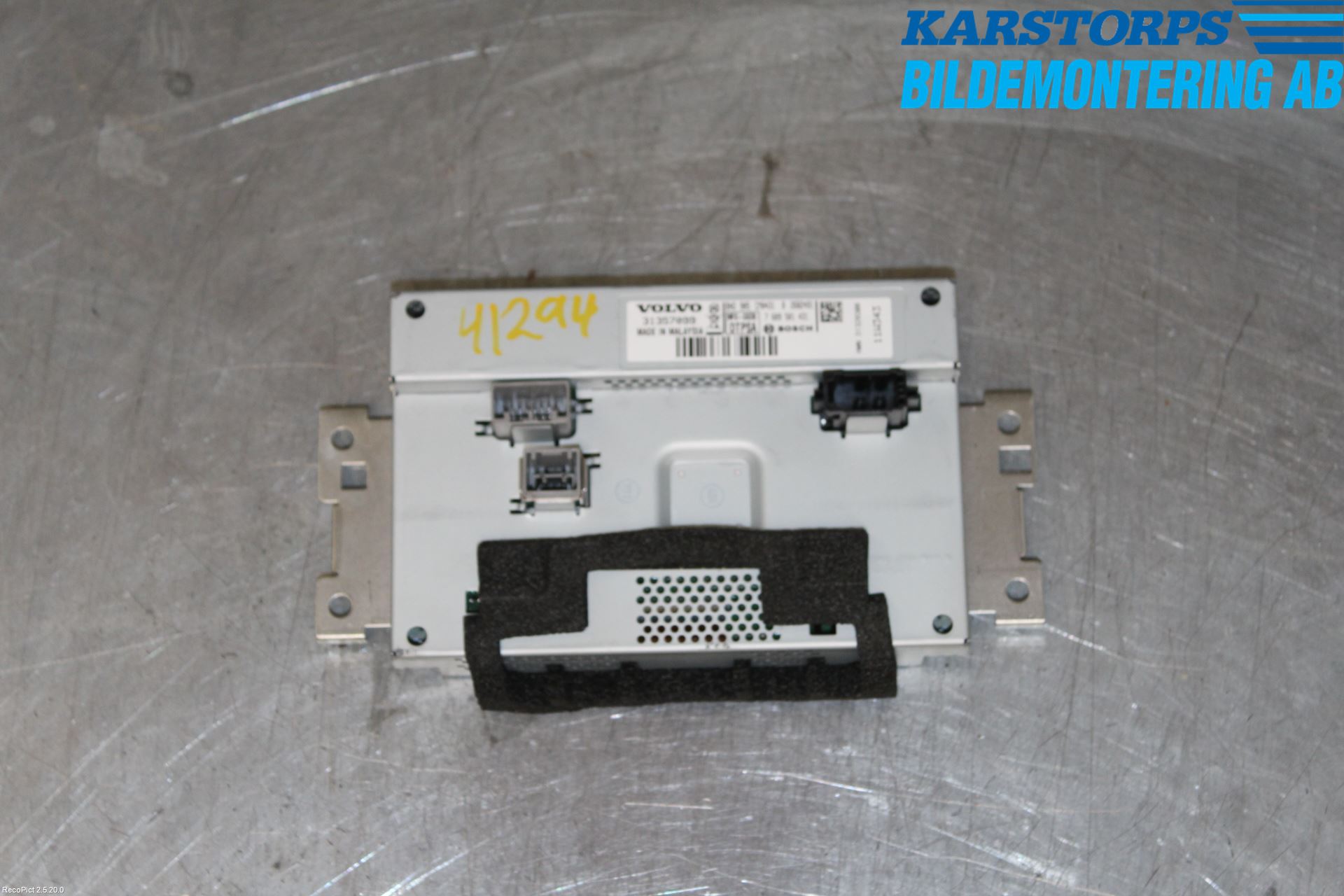 Volvo V60 11-13 Multifunktionsdisplay