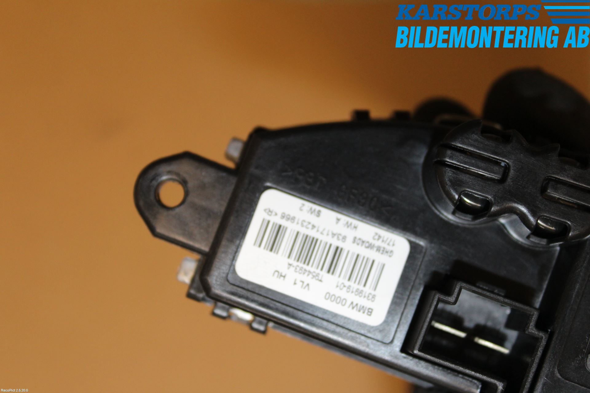 BMW 3 F30/F31/F80 12-19 Värmefläktsmotstånd
