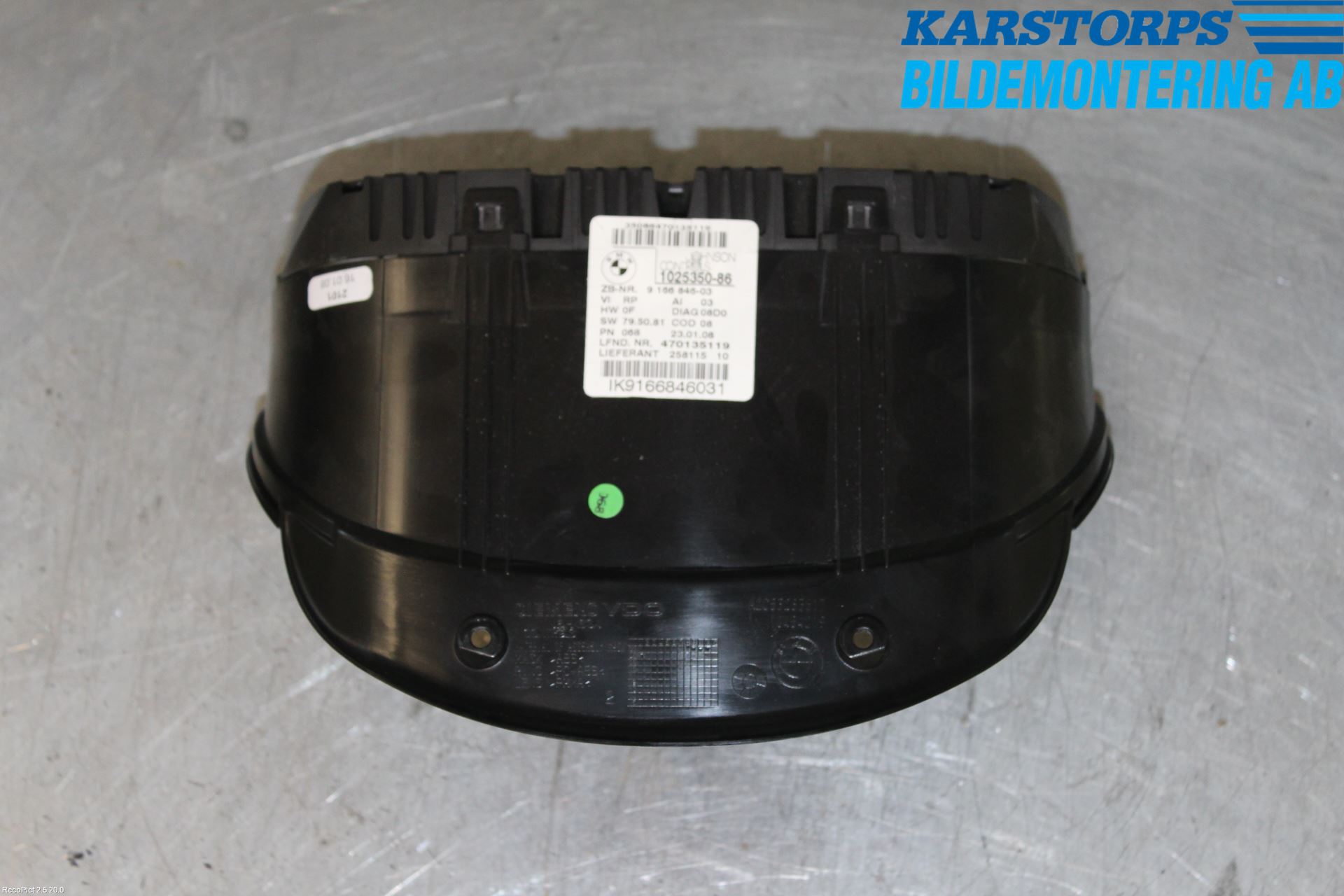 BMW 3 E90/91 SED/TOU 05-12 Instrument Komb