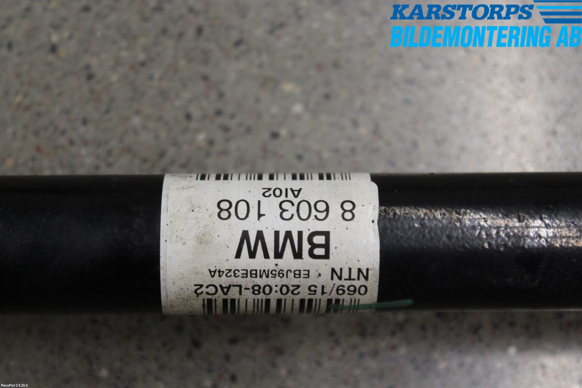 BMW 4 F36 Gran Coupé 14-20 Drivaxel Bak Höger