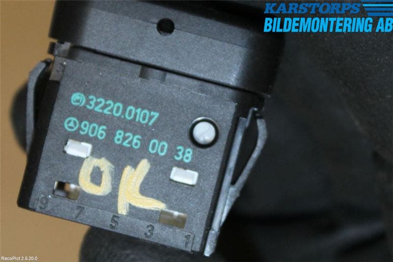 Mercedes-Benz MB SPRINTER (W906) 06-18 Strömställare Nivåreglering