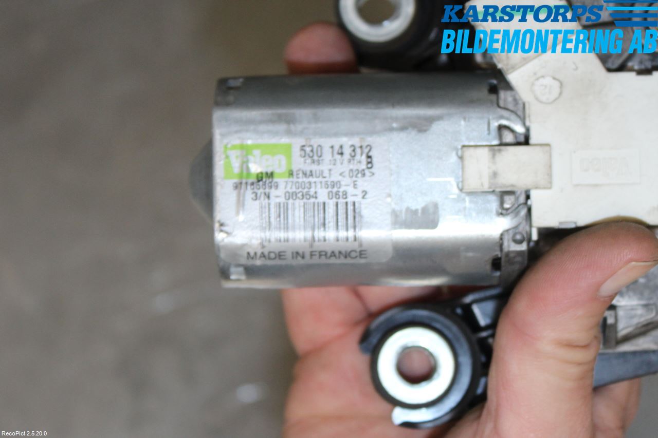 Renault TRAFIC   02-14 Torkarmotor Baklucka
