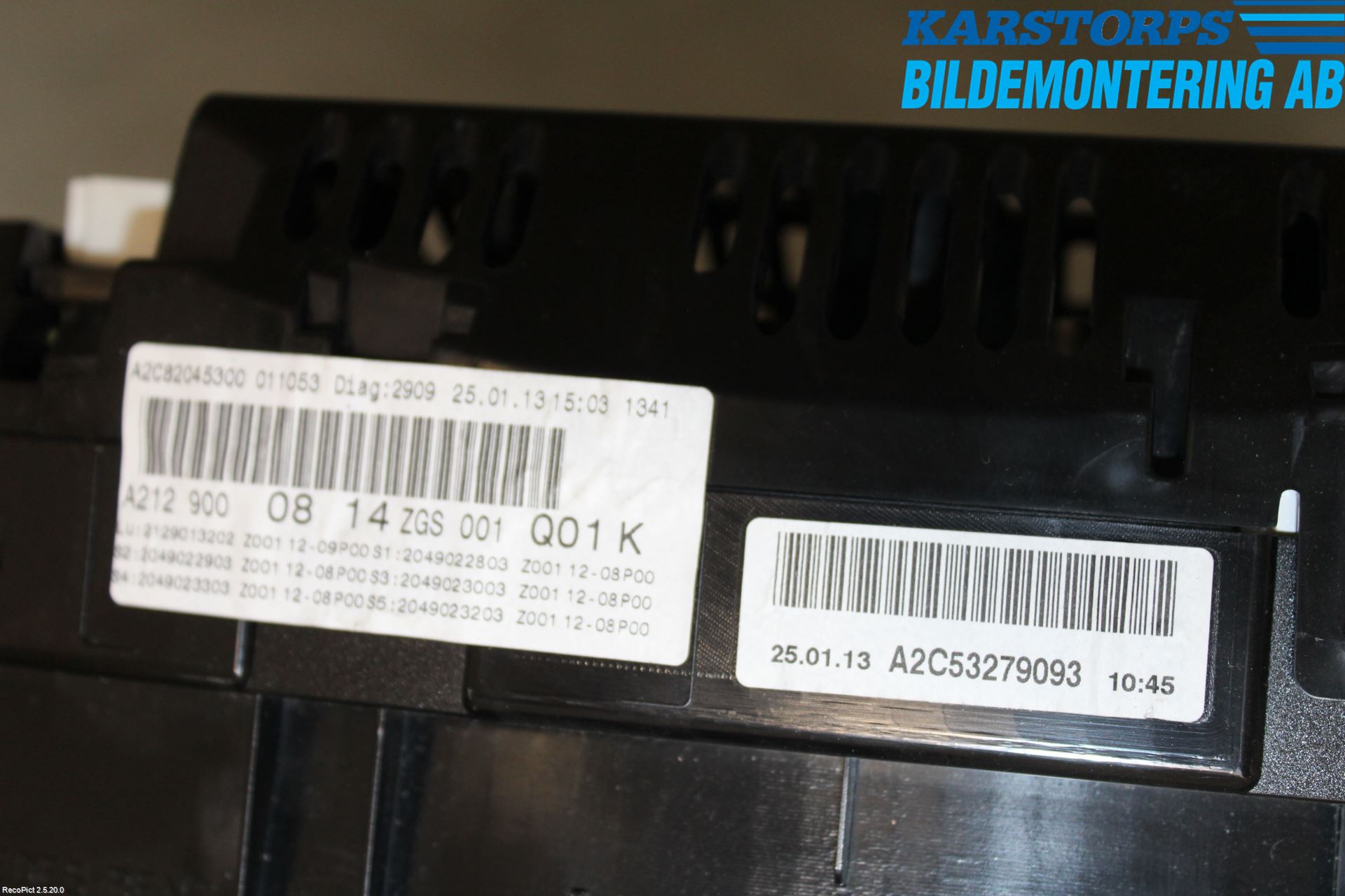 Mercedes-Benz MB E-KLASS (W212) 09-16 Instrument Komb