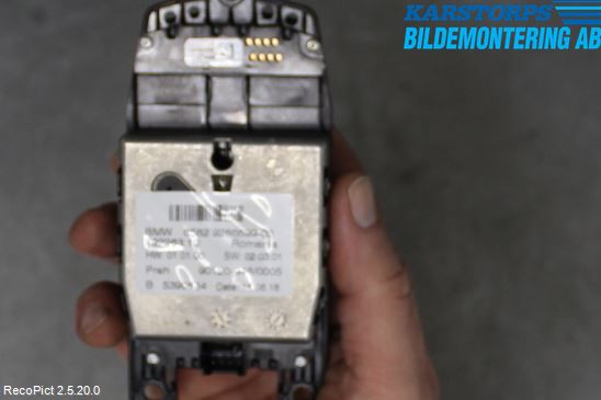 BMW 5 F10/F11/F18 09-17 Strömställare Färddator