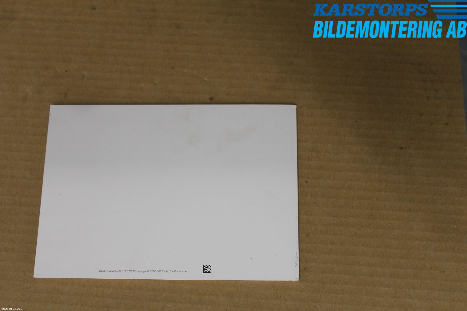 Volvo V40 12-19 Instruktionsbok