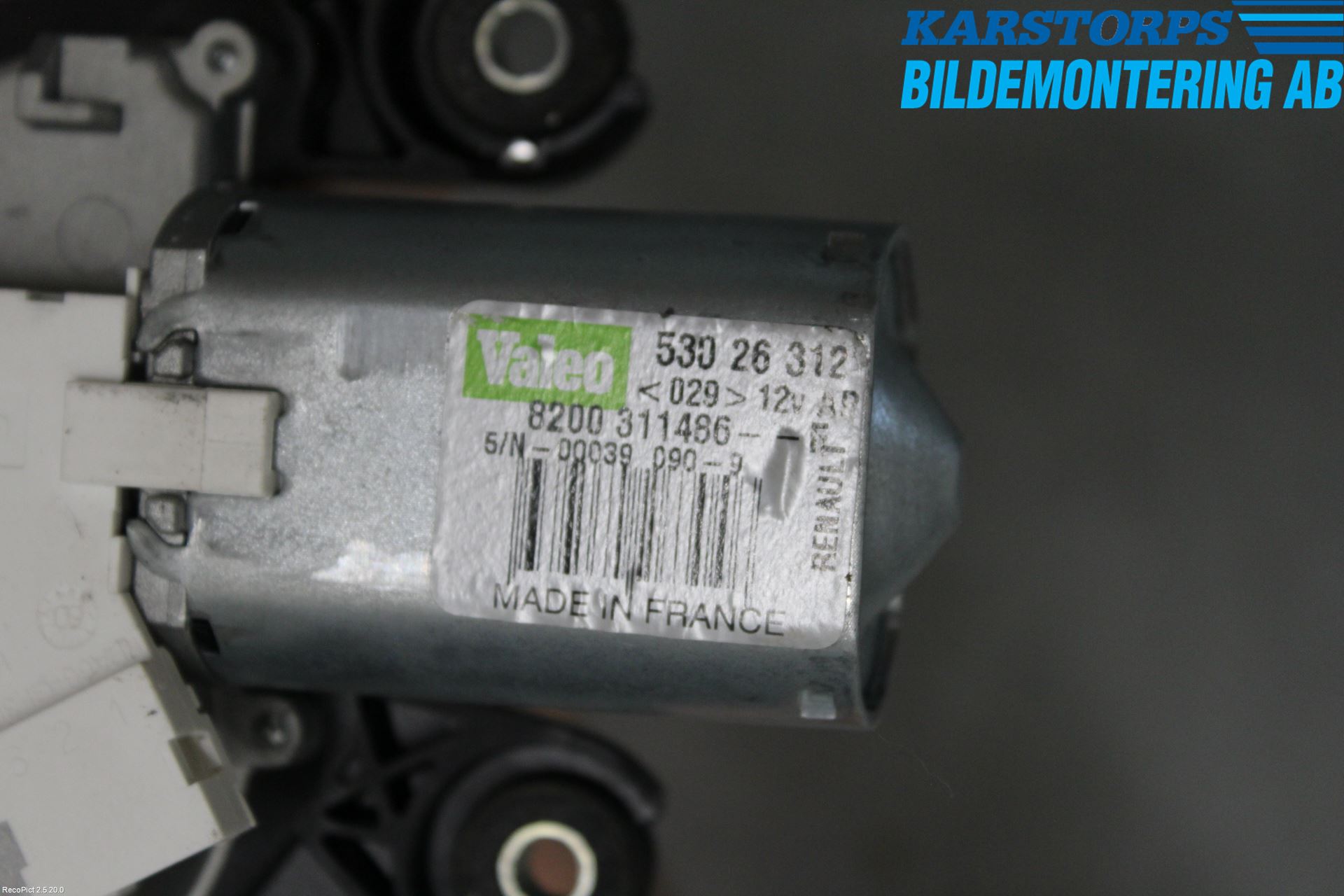 Renault CLIO III  06-09 Torkarmotor Baklucka