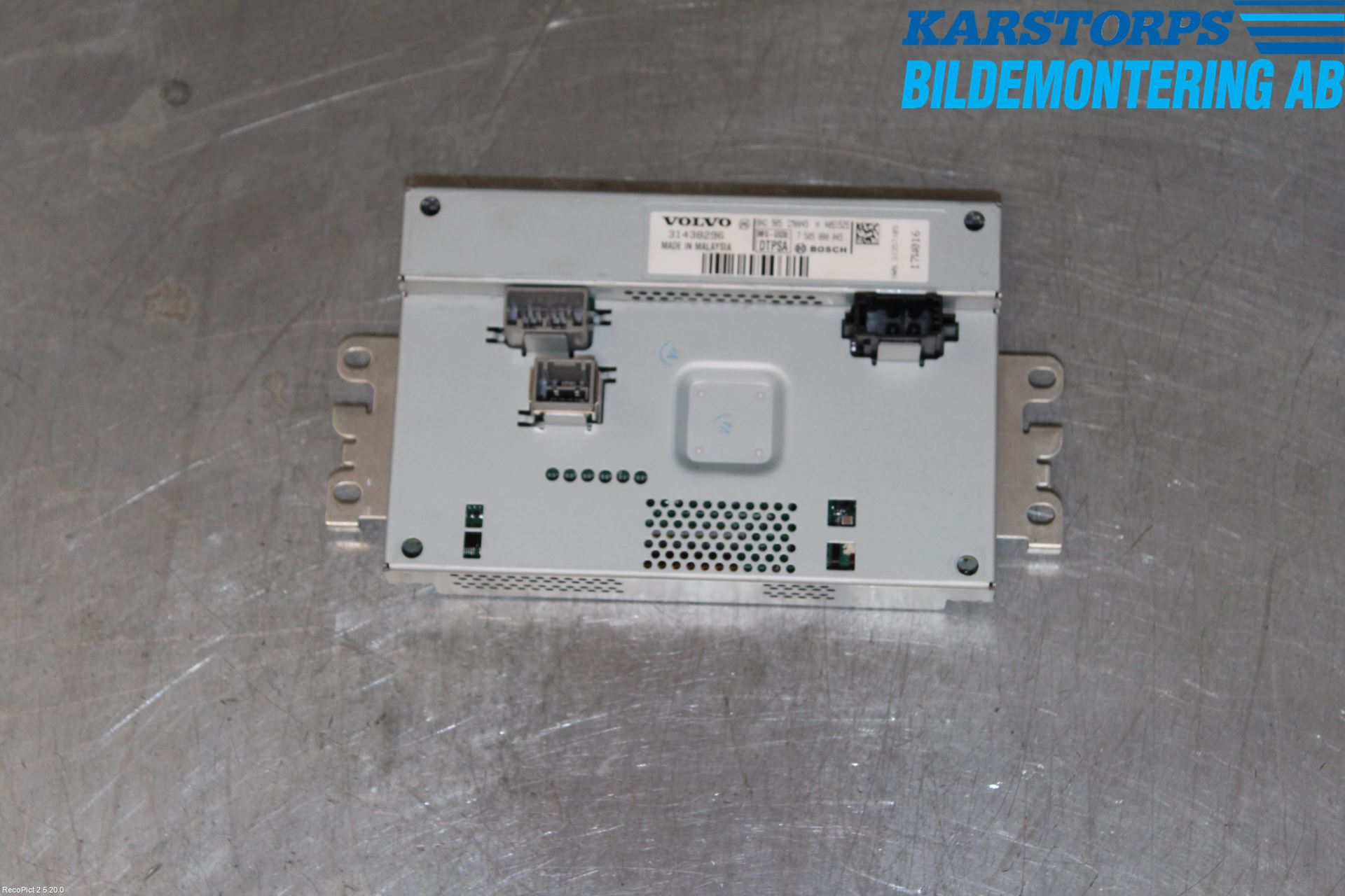 Volvo V40 12-19 Multifunktionsdisplay