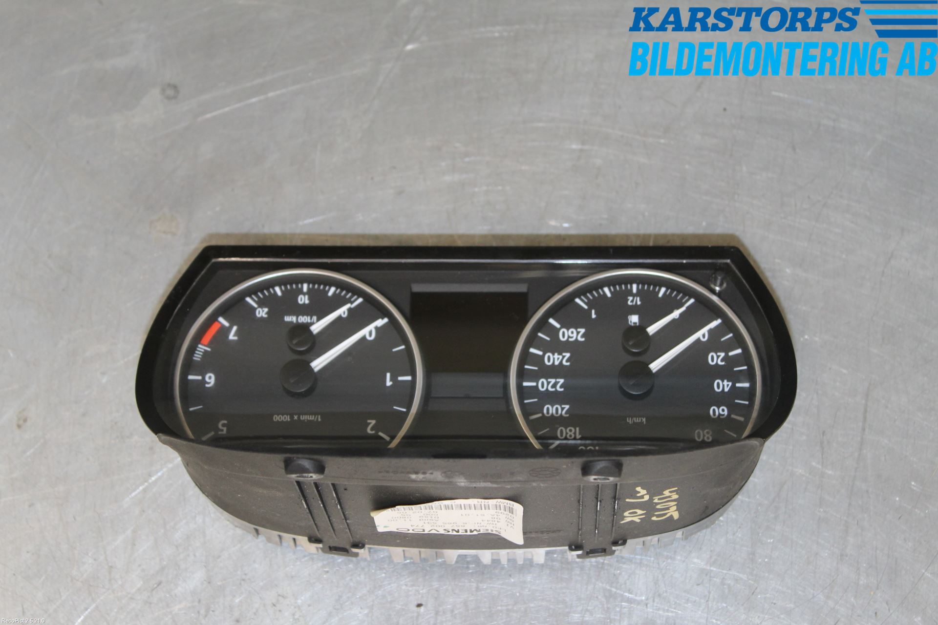 BMW 3 E90/91 SED/TOU 05-12 Instrument Komb