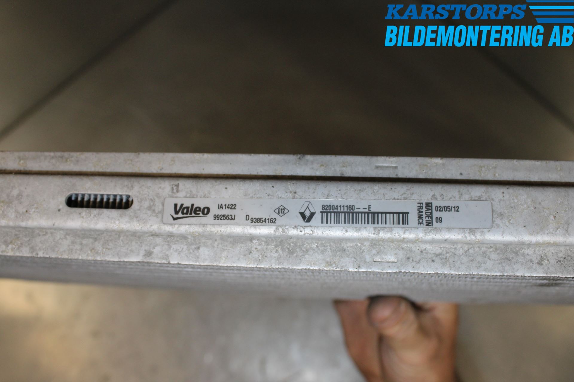 Renault TRAFIC   02-14 Laddluft-Intercooler Kyl