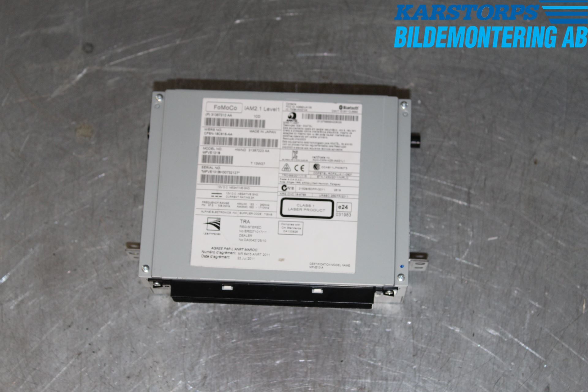 Volvo V60 14-18 Cd Radio - Multimediapanel