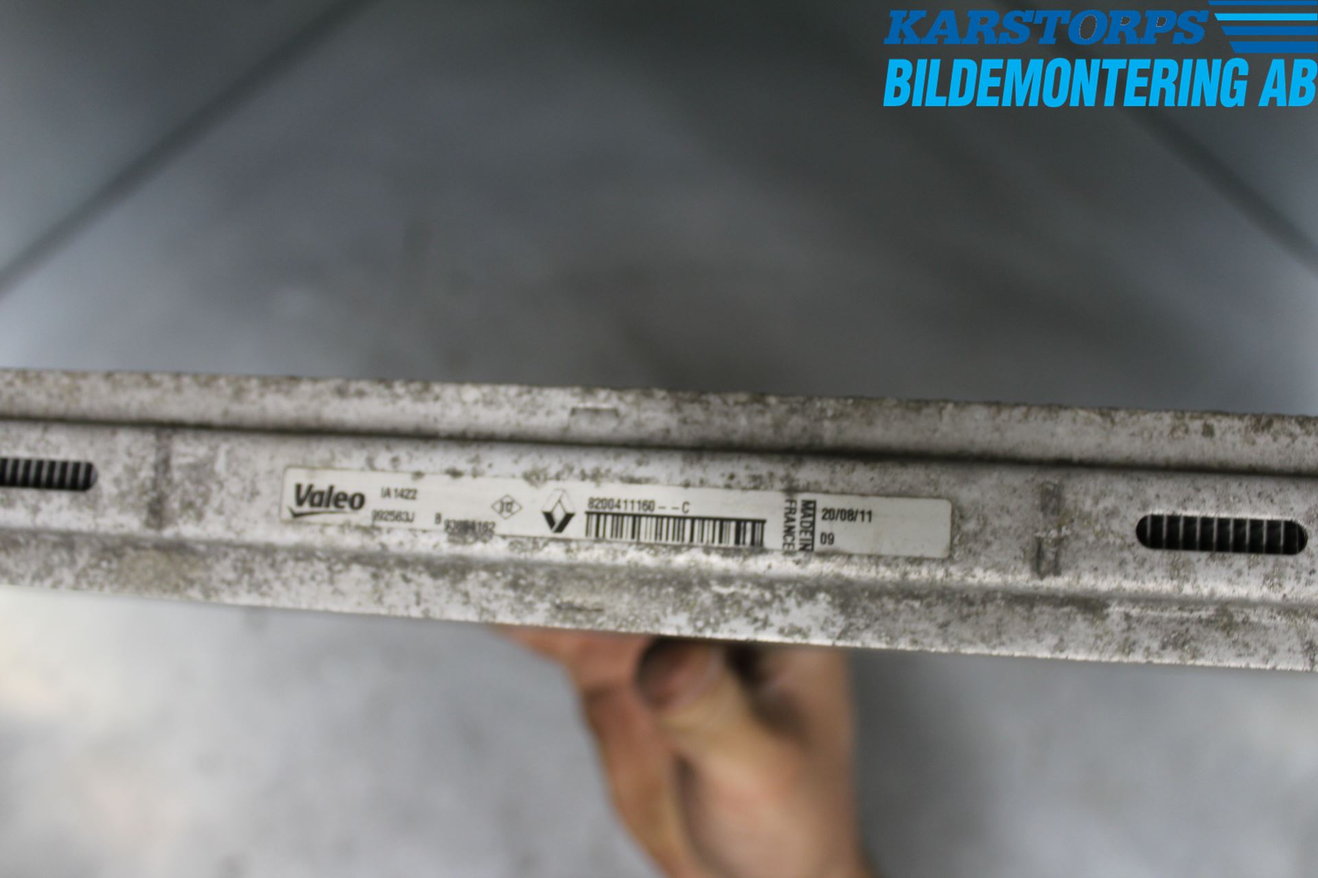 Renault TRAFIC   02-14 Laddluft-Intercooler Kyl