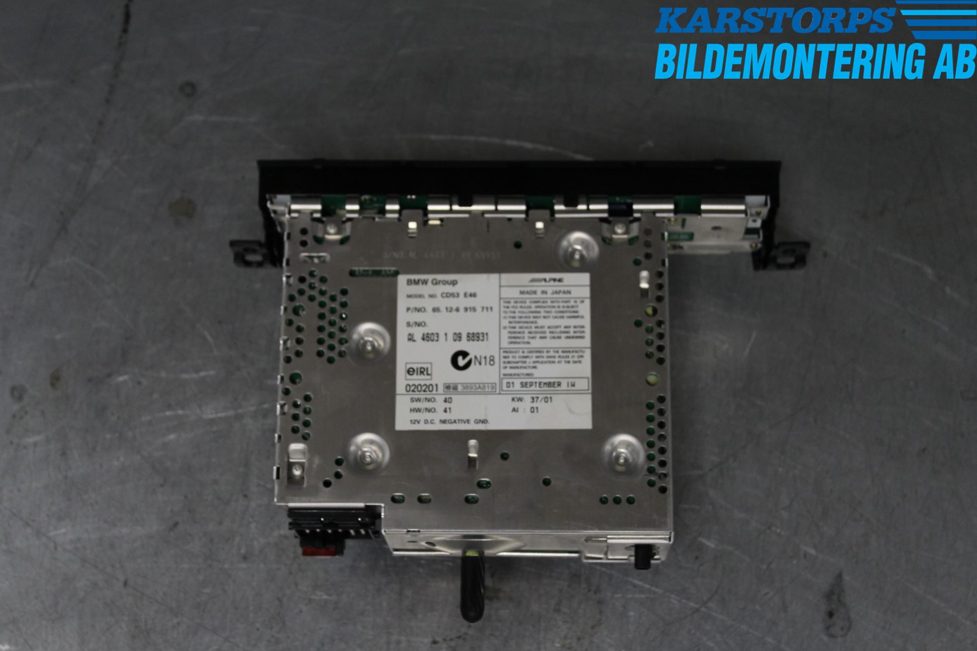 BMW 3 E46      98-05 Cd Radio - Multimediapanel
